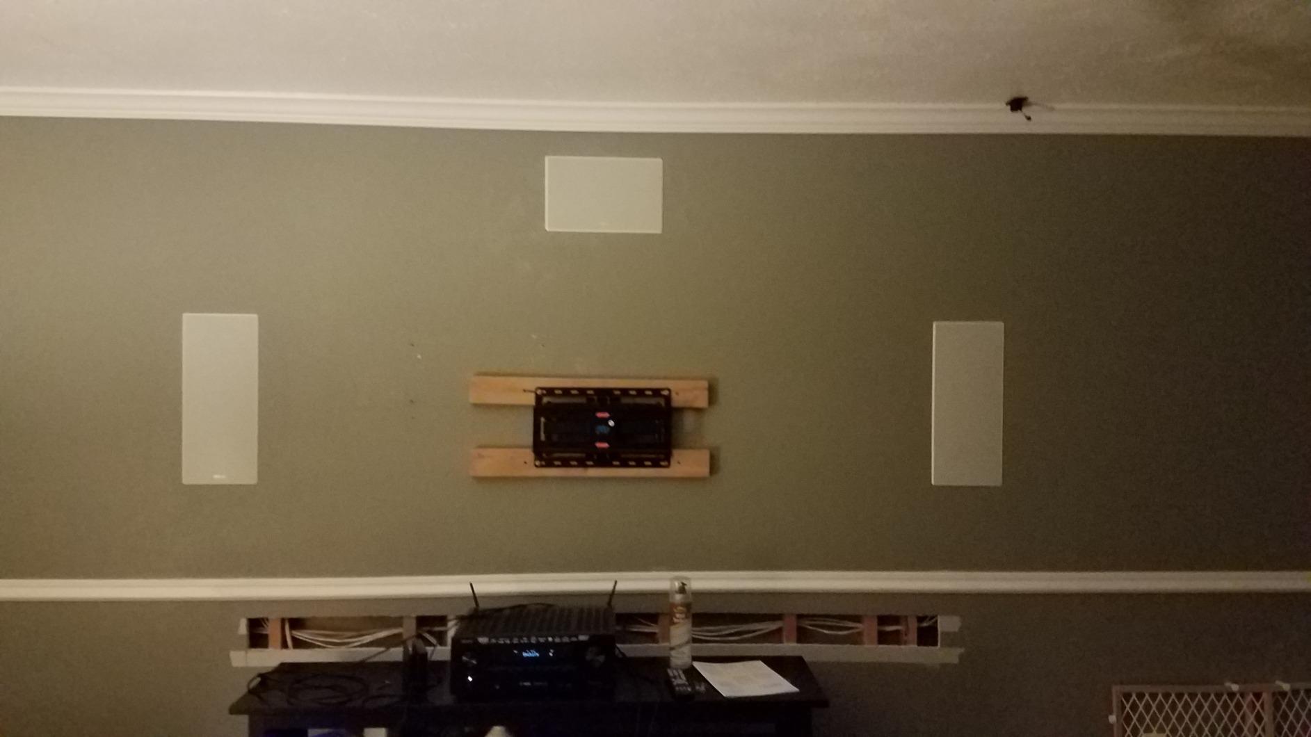 Polk Audio 255c-RT In-Wall Speaker, The Vanishing Series, Black/White customer photo 2