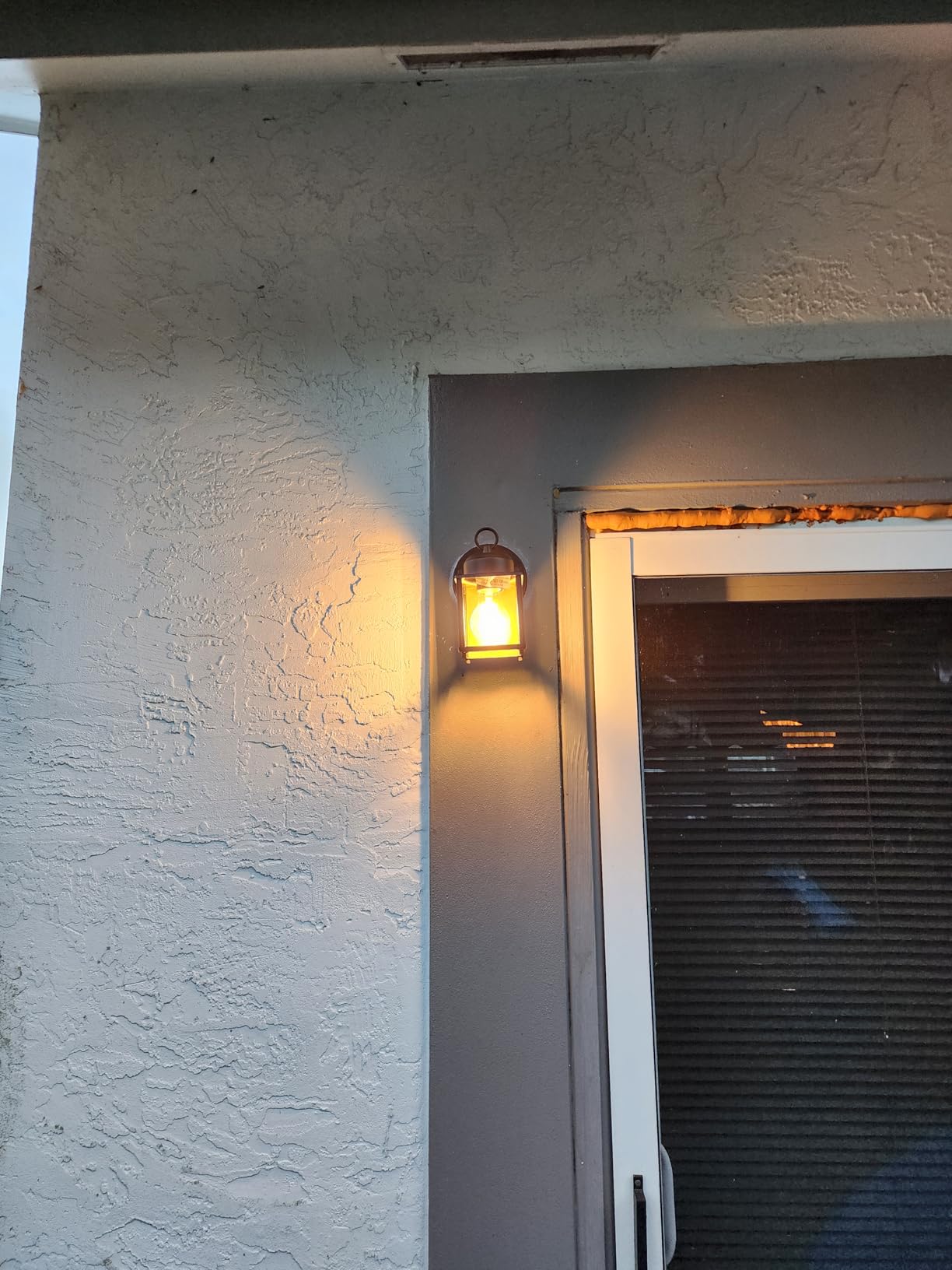 Designers Fountain 1161-RP Porch Outdoor Wall Lantern Sconce, 8in H, Rust Patina customer photo 1