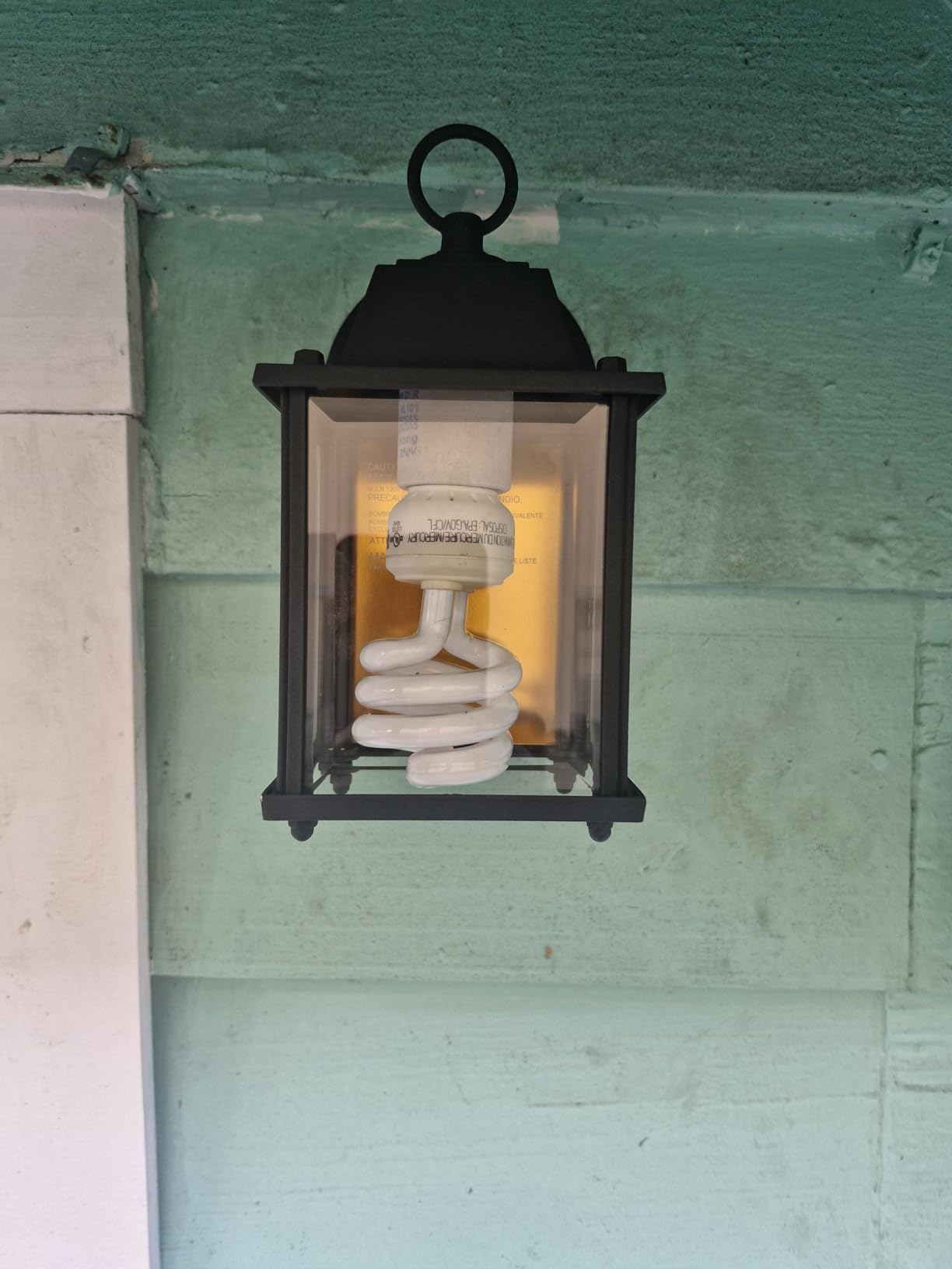 Designers Fountain 1161-RP Porch Outdoor Wall Lantern Sconce, 8in H, Rust Patina customer photo 2