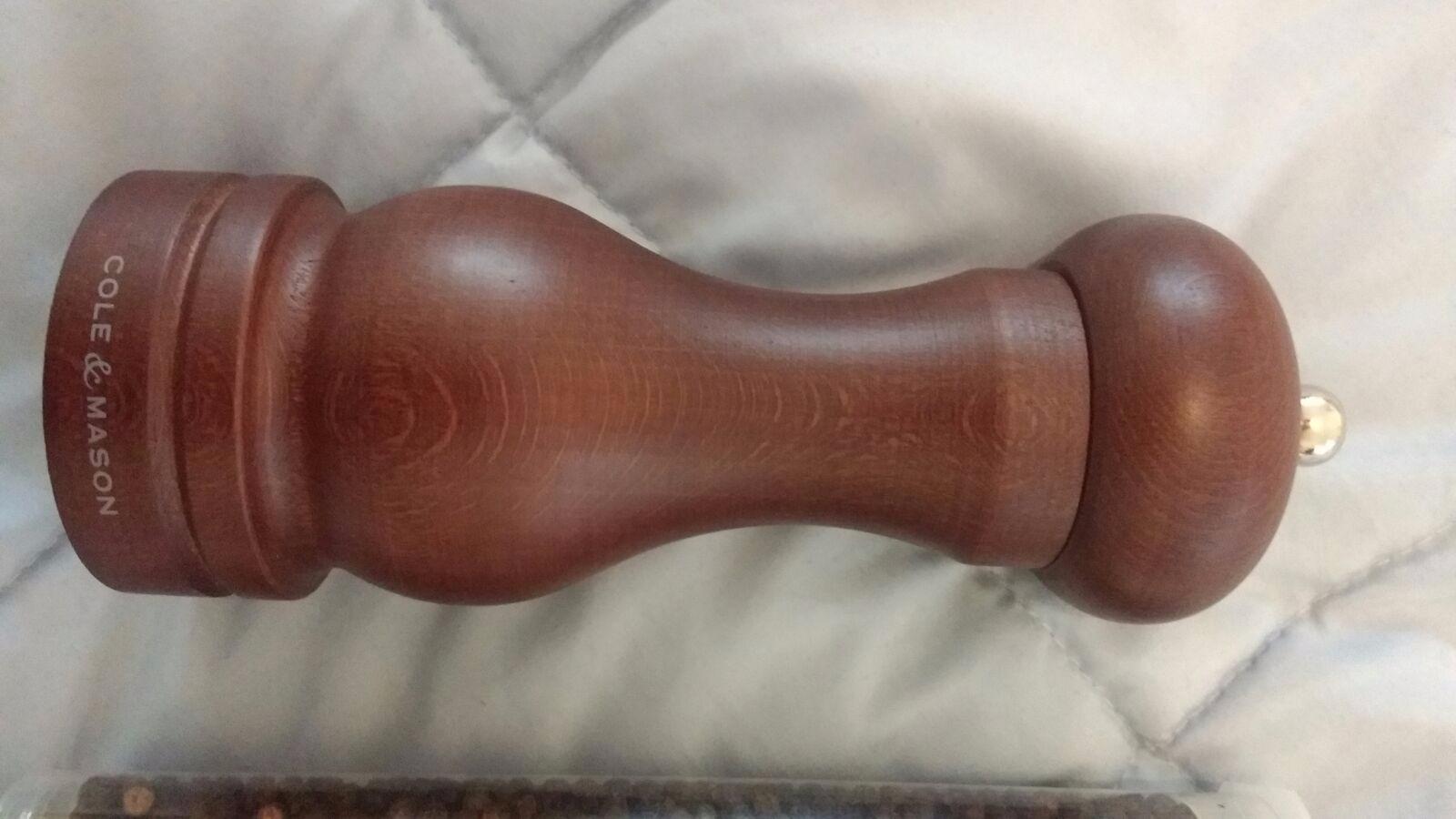Cole & Mason Forest Wood Capstan Pepper Mill 12.5