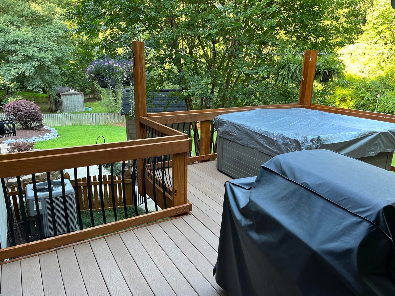 DEFY Extreme Wood Stain and Sealer in One - 1 Gallon Semi-Transparent Waterproof Coating for All Wood Types - Cedar Tone customer photo 2