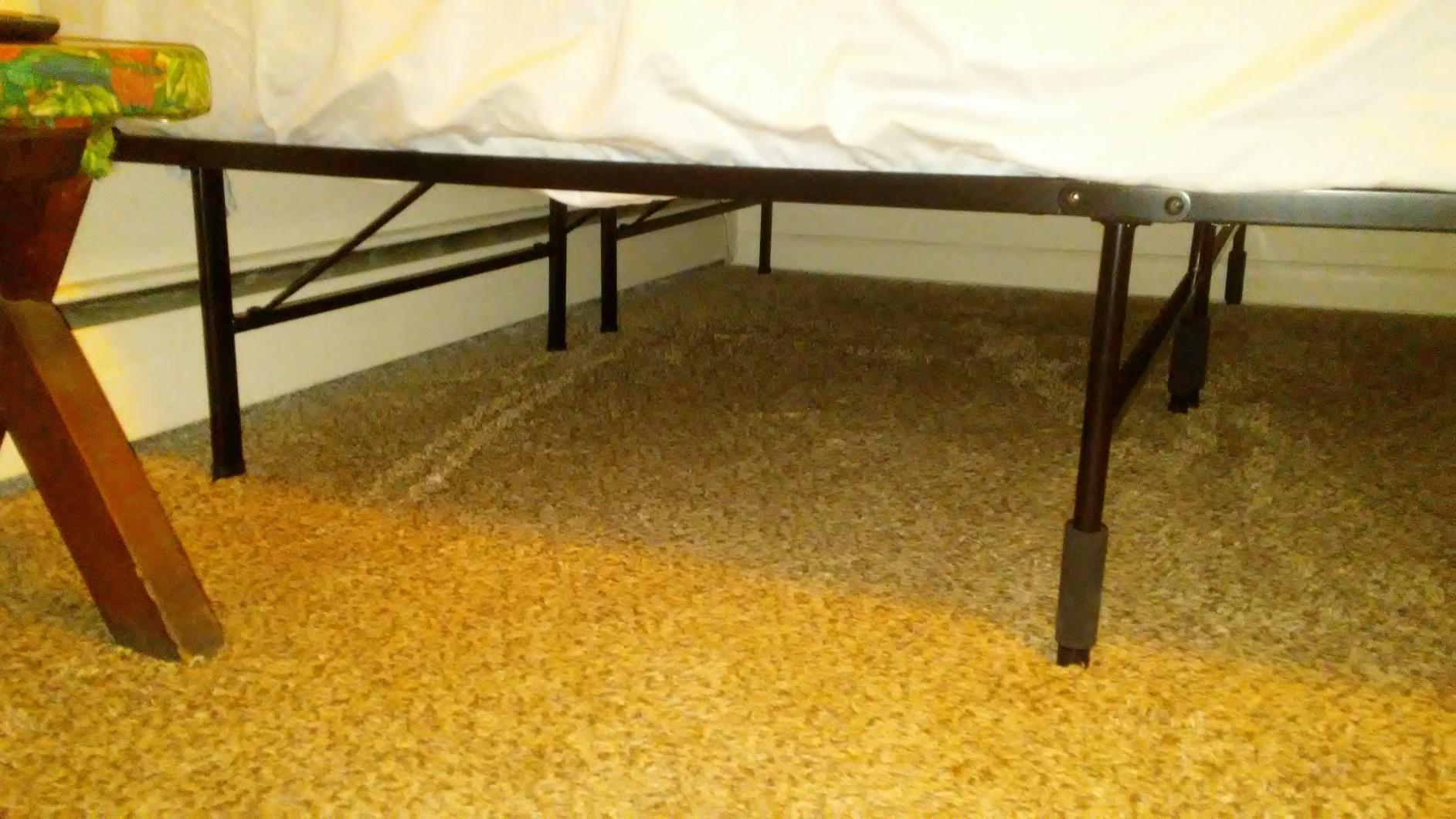 Zinus SmartBase Tool-Free Assembly Mattress Foundation, 14 Inch Metal Platform Bed Frame, No Box Spring Needed, Sturdy Steel Frame, Underbed Storage, Black, Queen customer photo 1