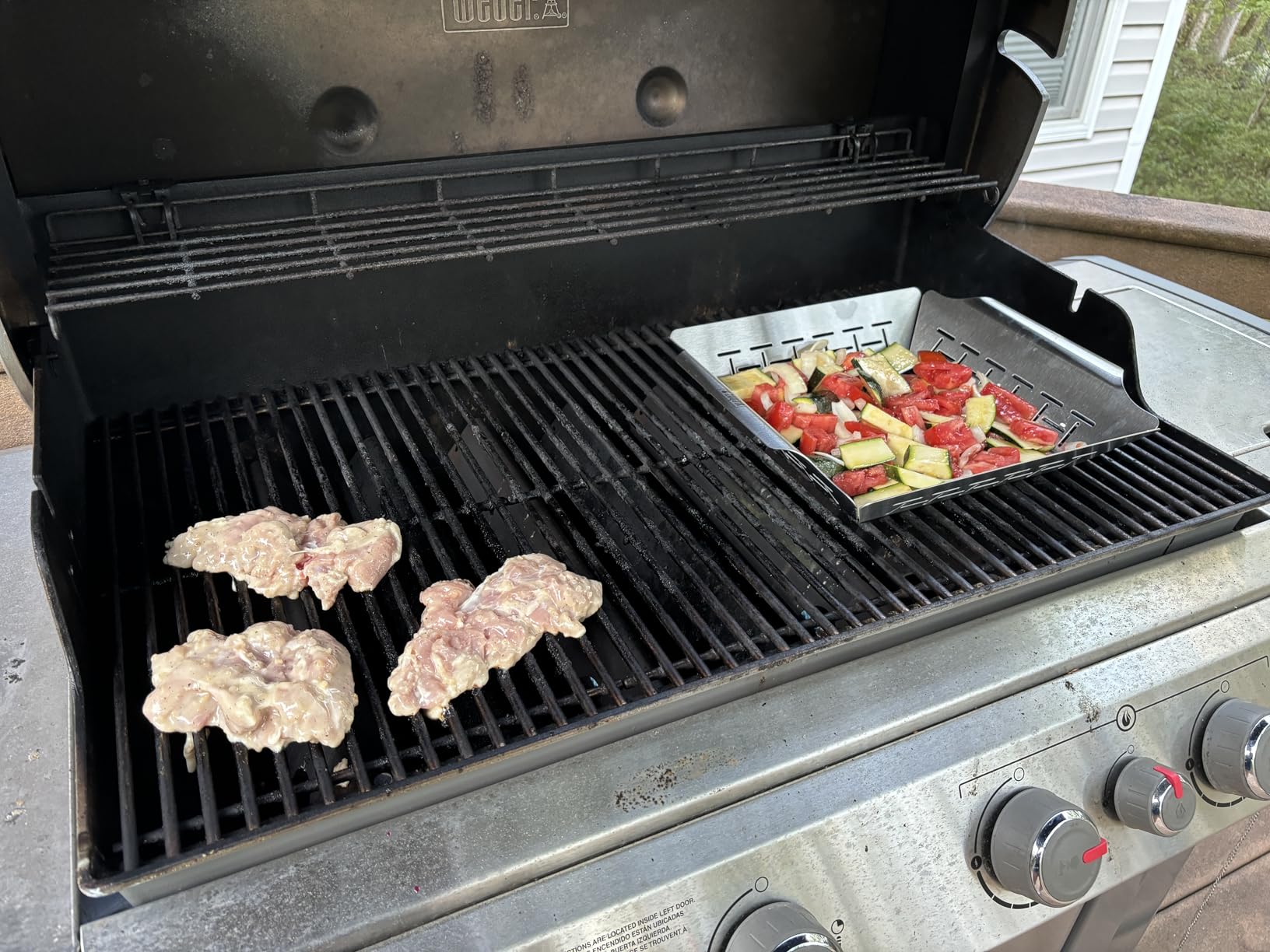 Weber® Style Small Grilling Basket, Stainless Steel customer photo 2