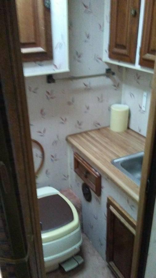 Dometic 300 Series Standard Height Gravity RV Toilet, White customer photo 2