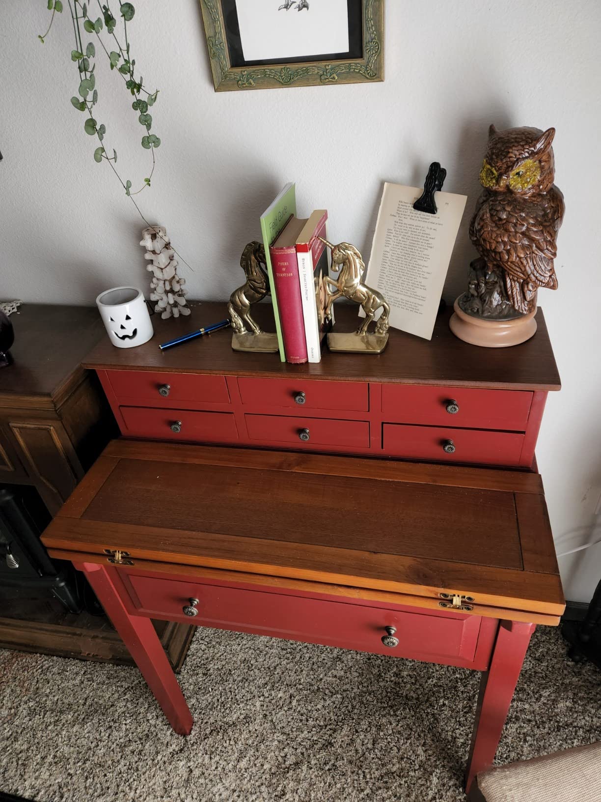Safavieh American Homes Collection Abigail Distressed Black Fold Down Desk customer photo 1