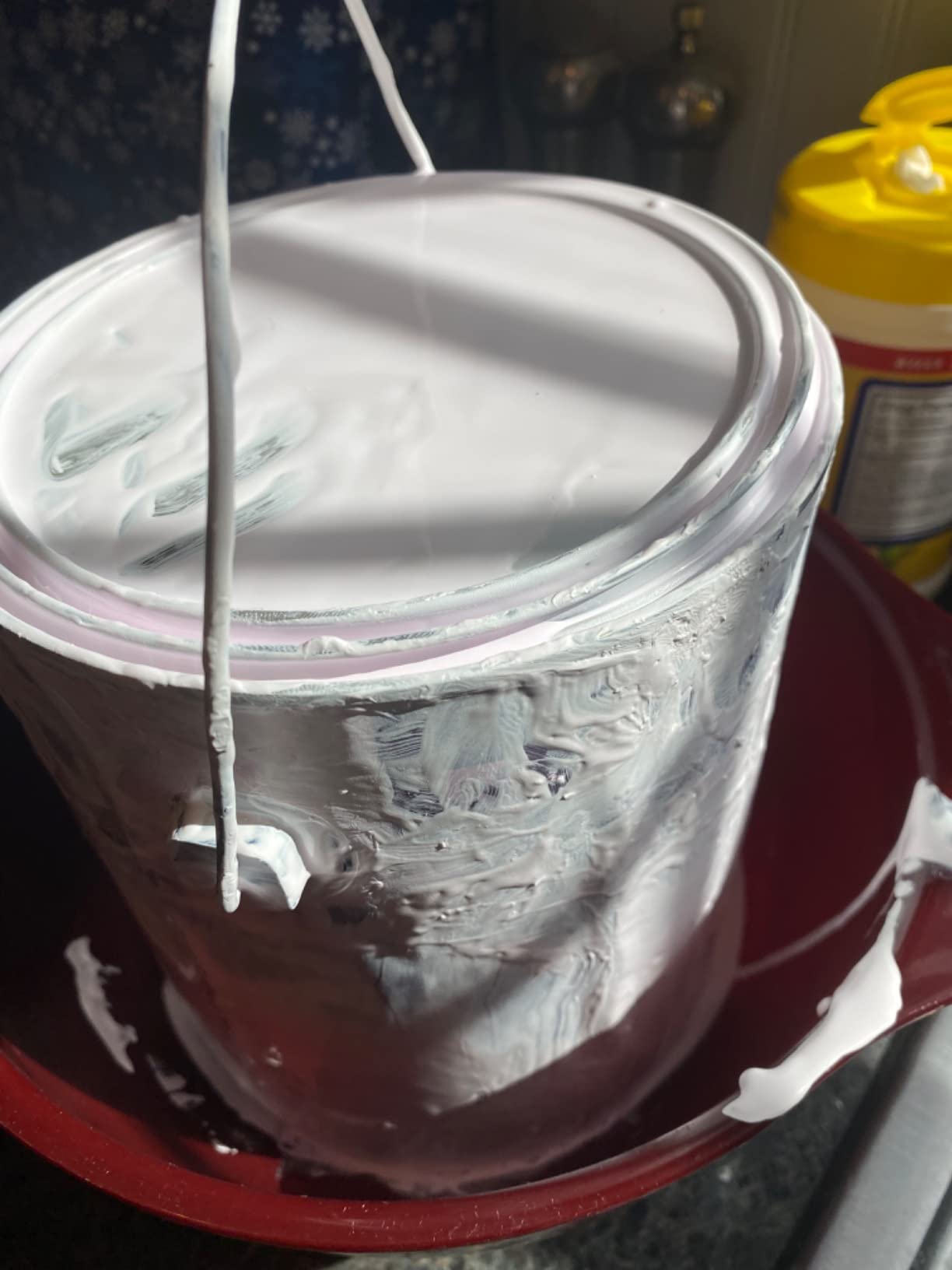 KILZ Stainblocking Ceiling Paint, Interior, White, 1 Gallon customer photo 2
