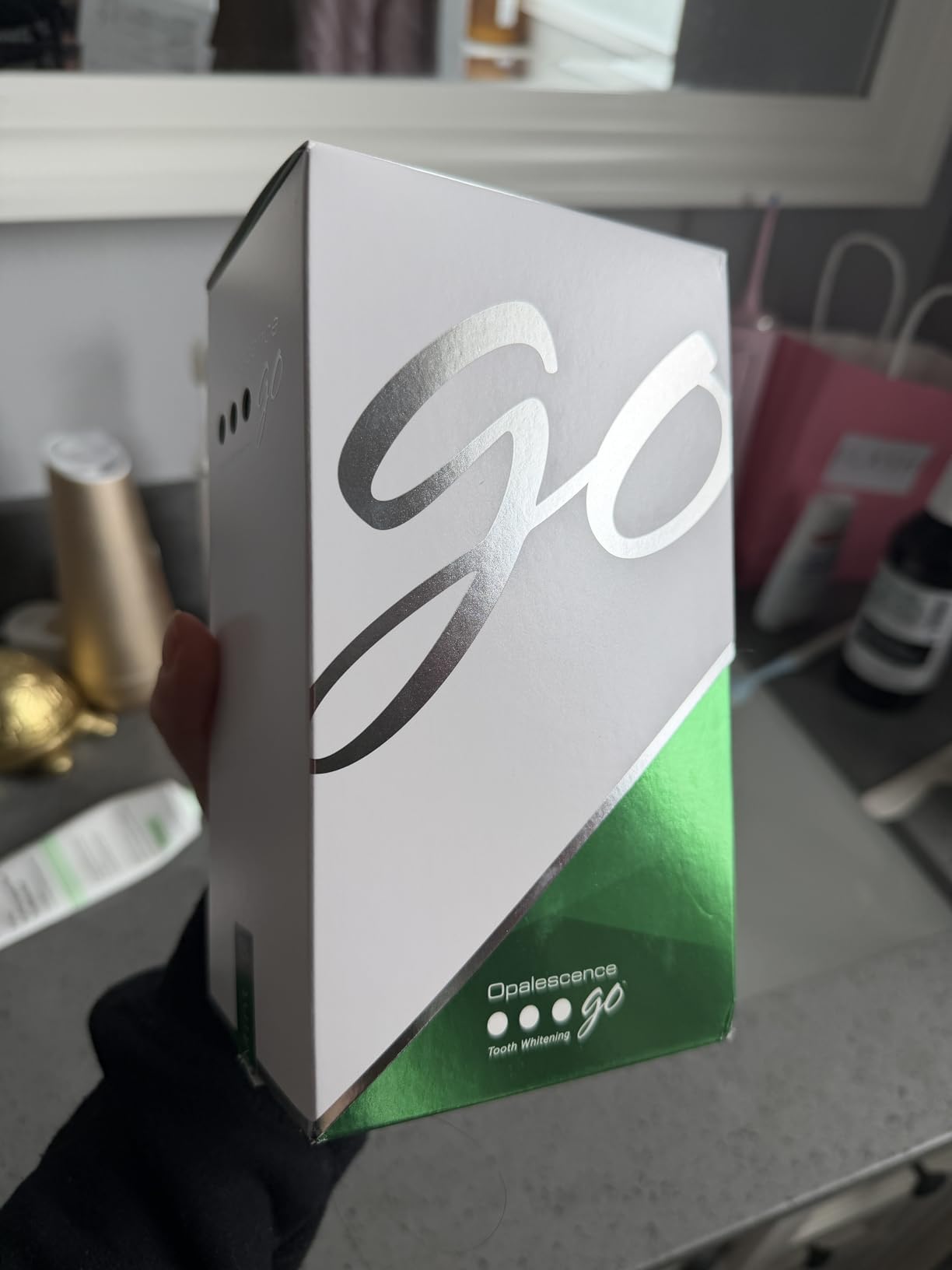 Opalescence Go 15% Mint - Prefilled Teeth Whitening Trays - 5194 | Hydrogen Peroxide Formula (10 Treatments) - Fast Results - Dentist Developed - Low Sensitivity - Gentle on Enamel - Mint customer photo 2