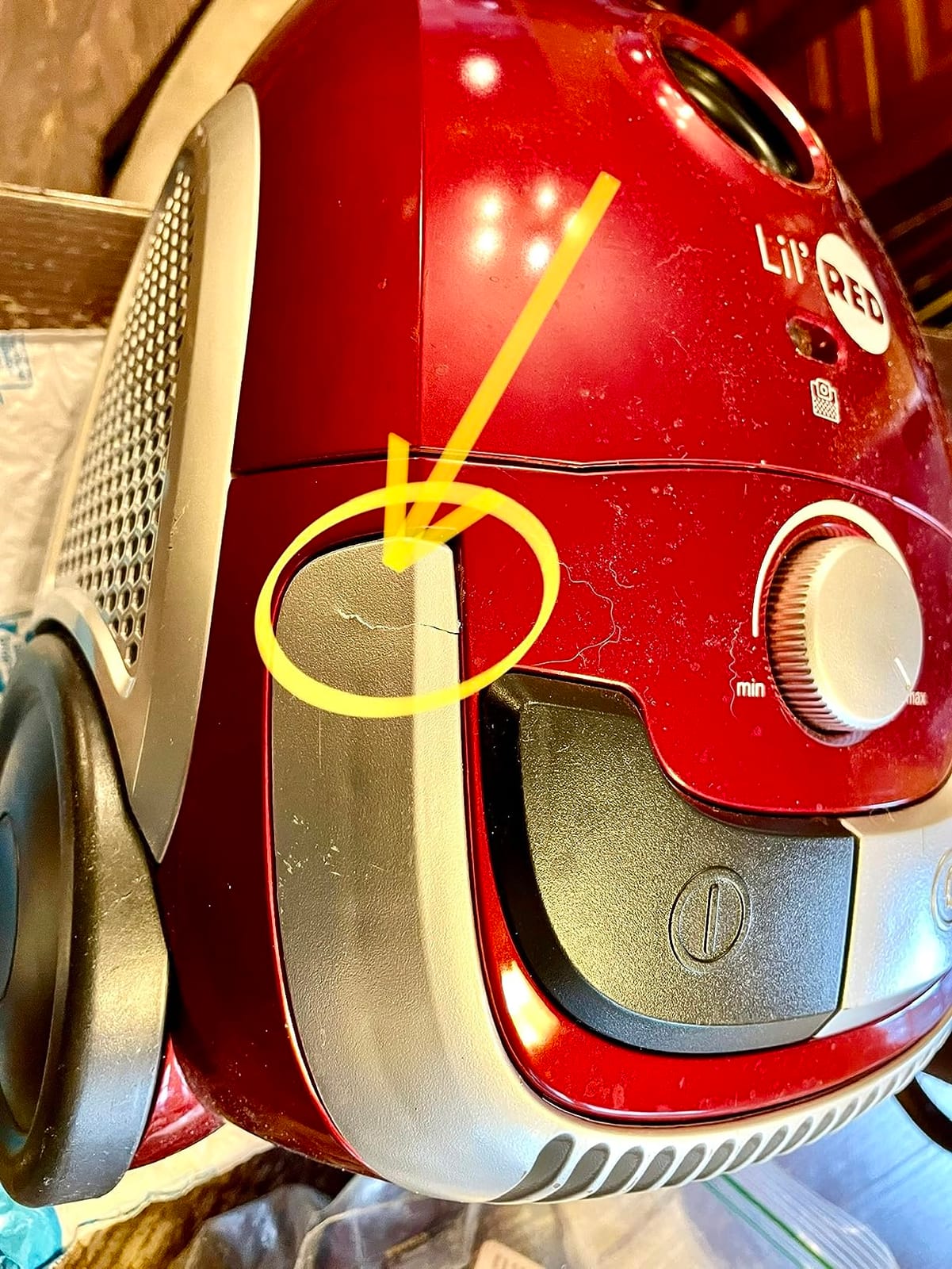 AHSC-1 Atrix Lil Red Canister Vacuum Portable Canister vacuum w/ 2 Quart HEPA Filter & Variable Speed Motor customer photo 2