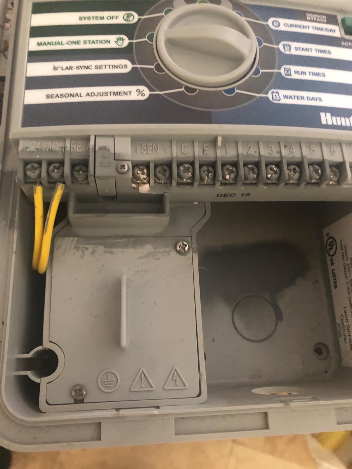 Hunter X-Core 6 Zone Sprinkler Timer, Indoor/Outdoor Sprinkler Controller | 6 station irrigation controller with seasonal adjustment, memory backup, manual controls, and no WiFi needed customer photo 2