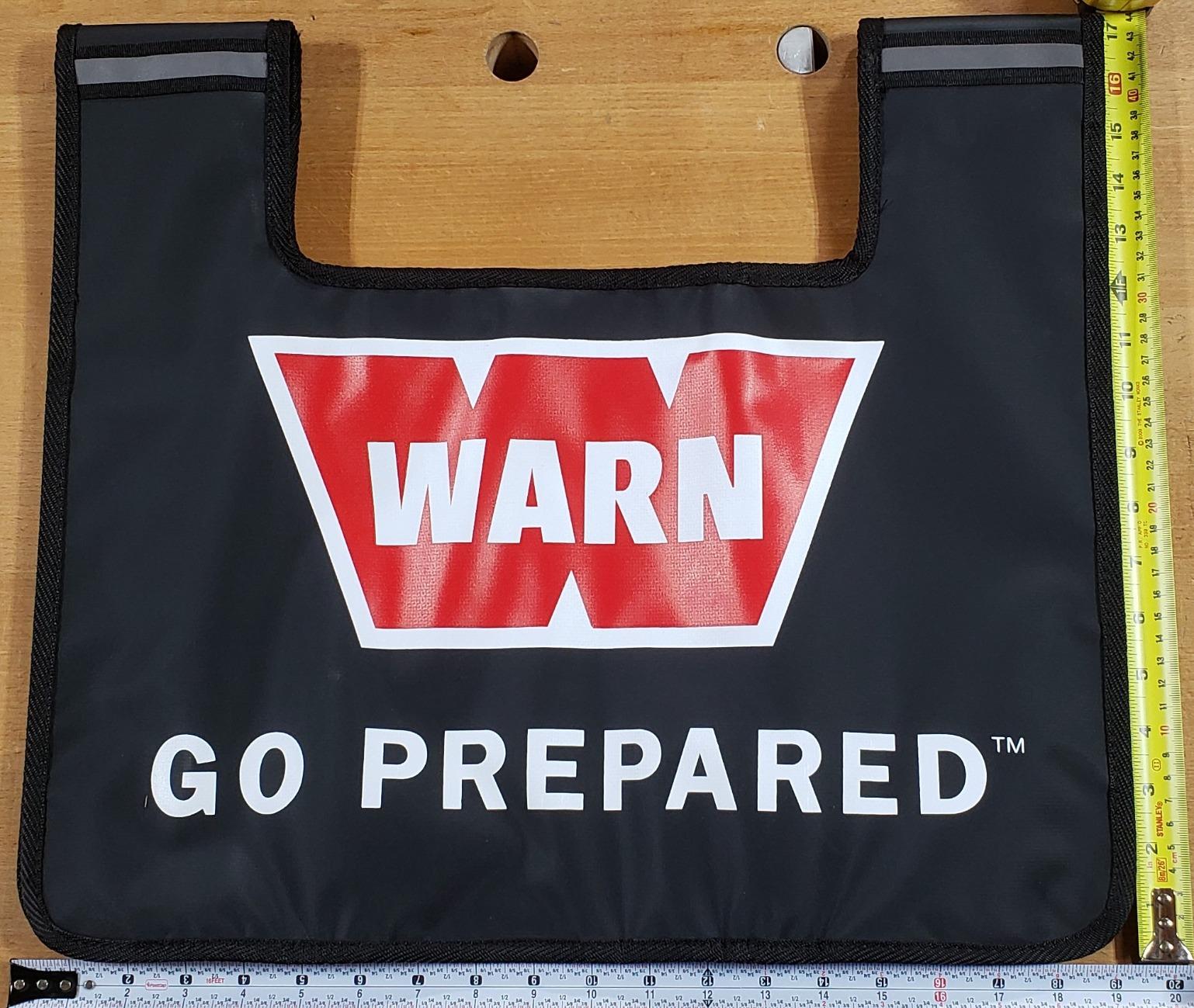 WARN 91575 Winch Damper with Rigging Accessory Storage Pocket and Reflective Strips, Black customer photo 2