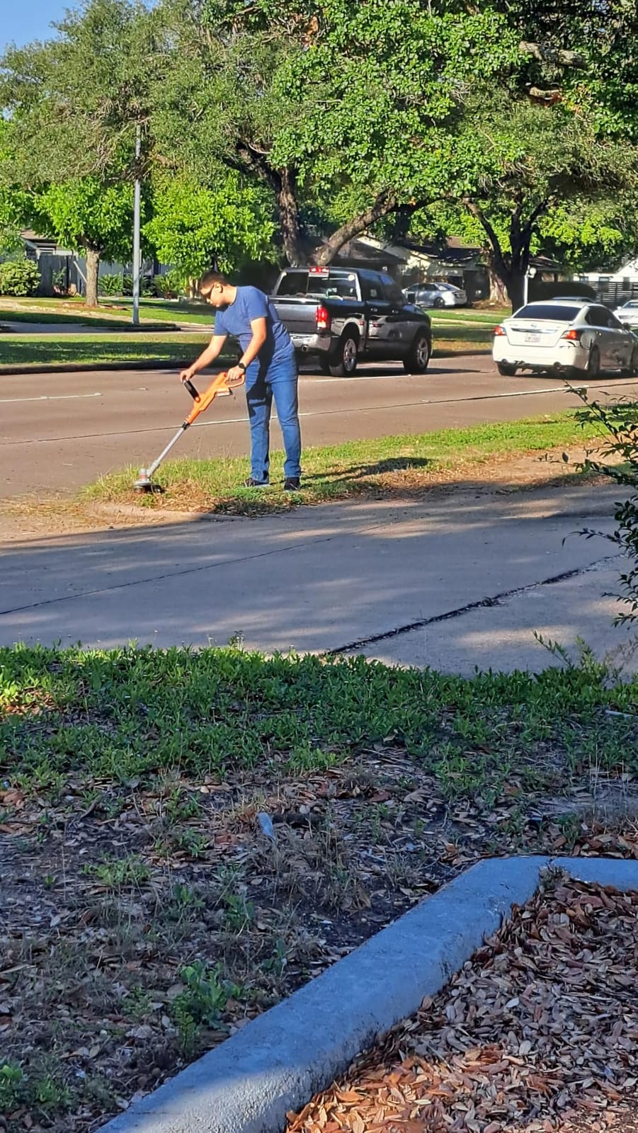 BLACK+DECKER 20V MAX String Trimmer and Edger 2 in 1, Cordless Weed Wacker with Auto Spool Feed (LST300) customer photo 1