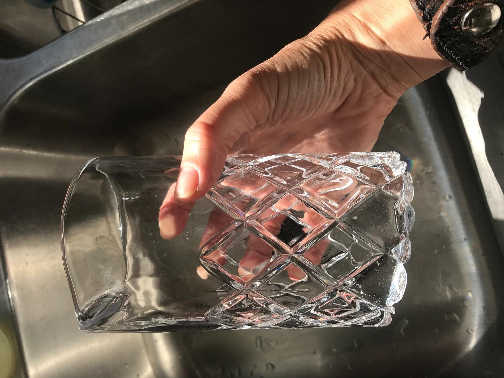 Final Touch Yarai Glass Cocktail Mixing Pitcher 13.5oz & Hawthorne Strainer customer photo 2