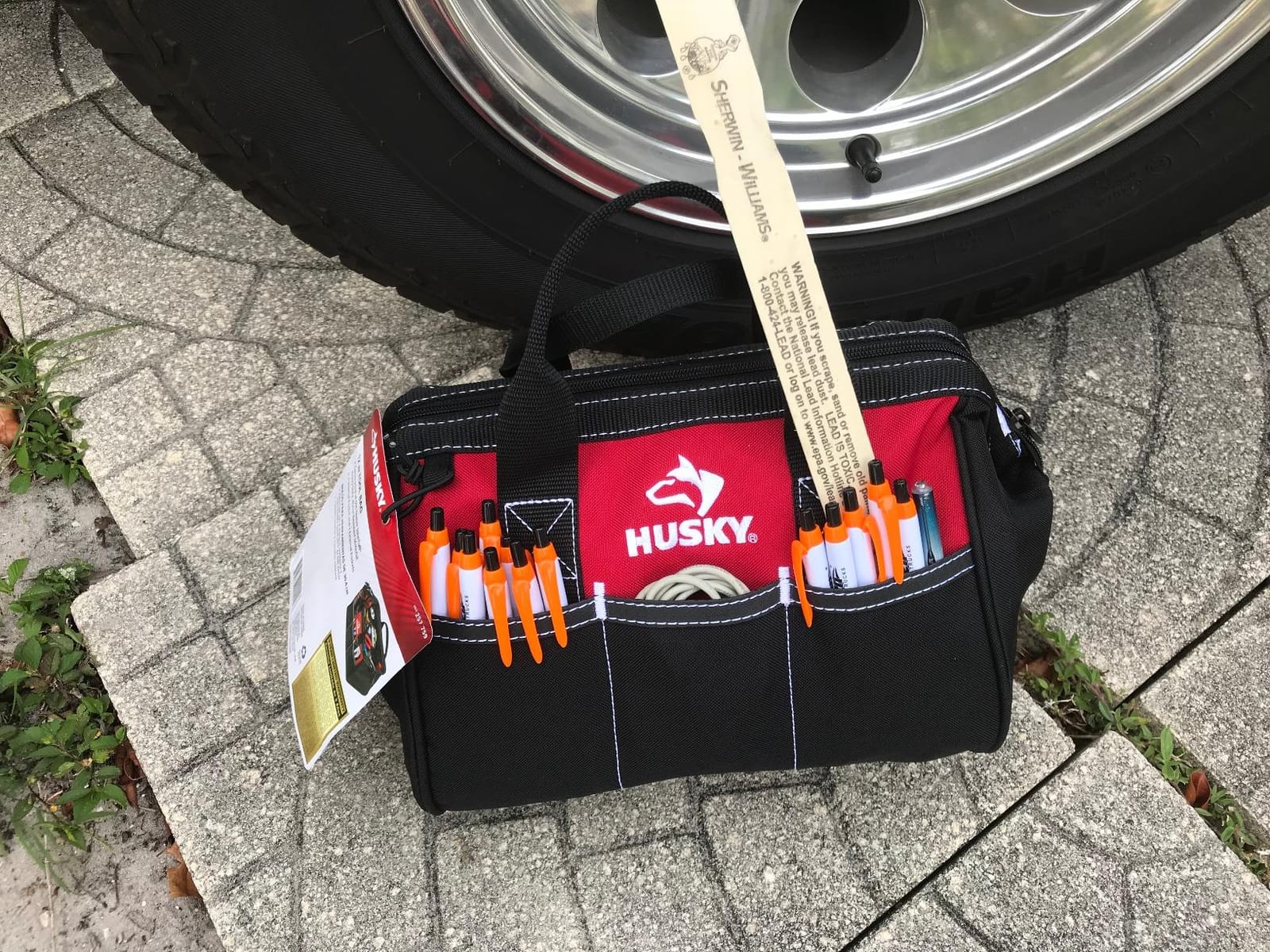 Husky 12 Inch Contractor's Multi-Purpose Water-Resistant Tool Bag customer photo 1
