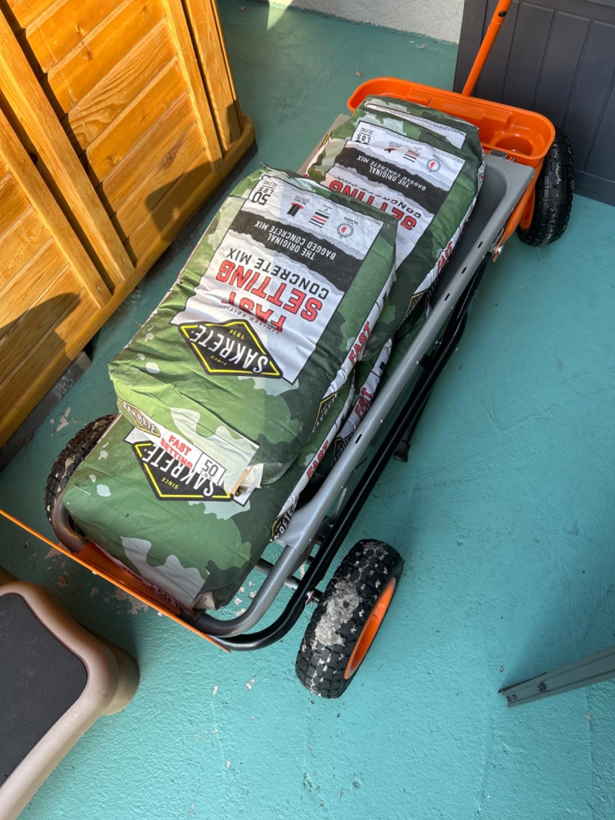 WORX Wheelbarrow Heavy Duty Dolly, 8-in-1 Aerocart Garden Cart, WG050 customer photo 1