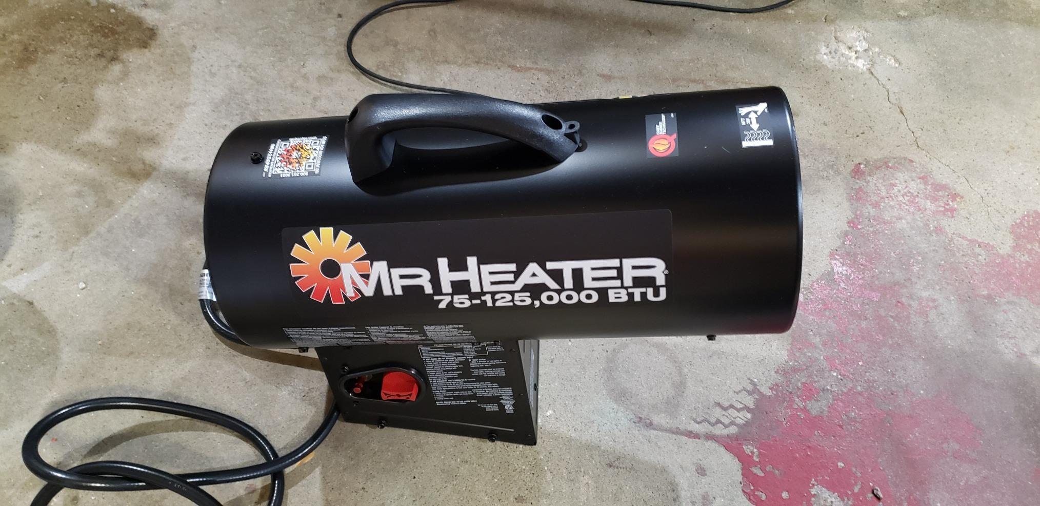 Mr. Heater 125,000 BTU Quiet Burner Technology Forced Air Propane Heater customer photo 2