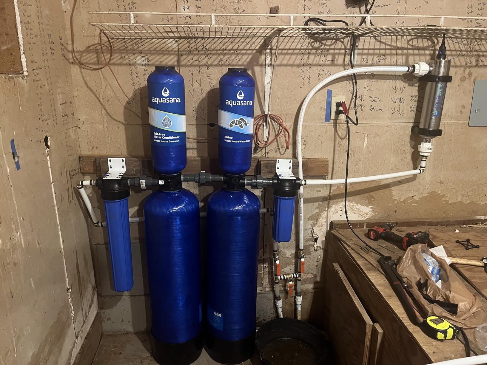 Aquasana Whole House Well Water Filter | 500K Gal | UV | EQ-Well-UV-PRO-AST | 5-Year Filter | 14.7 GPM | Carbon & KDF | Reduces Bacteria & Viruses | Salt-Free Scale Control | Pro Kit | 5-Year Warranty customer photo 2