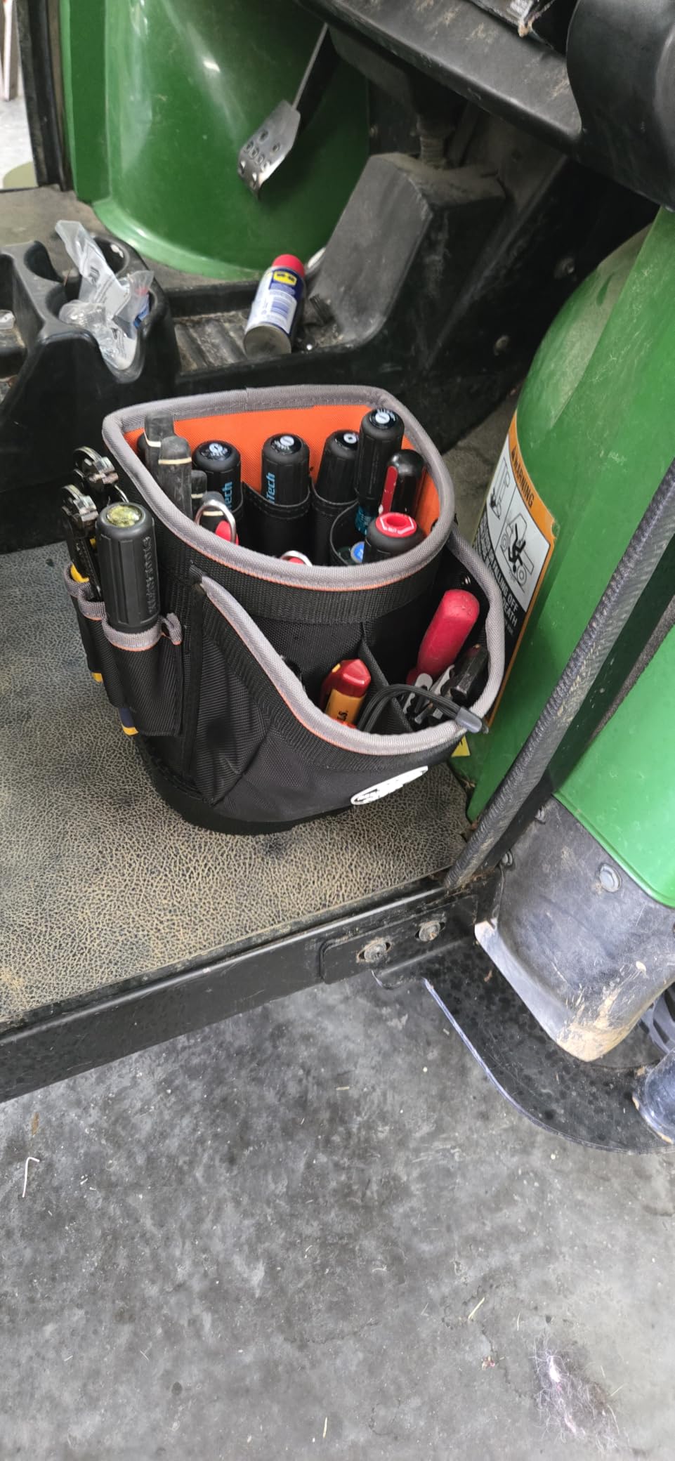 Klein Tools 55419SP-14 Tool Bag with Shoulder Strap Has 14 Pockets for Tool Storage, Can Fit Long Screwdrivers customer photo 2