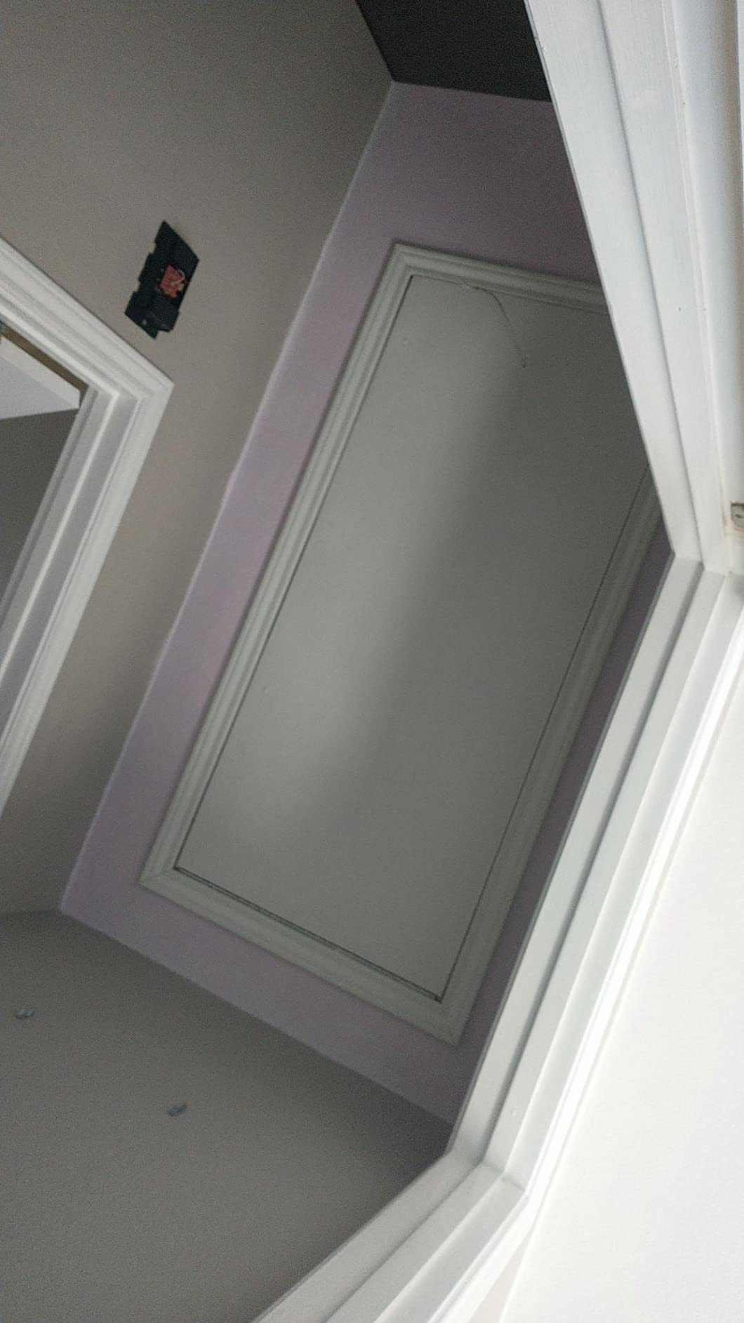 Glidden Grab-N-Go Pink to White Ceiling Paint, 1 Gallon, Flat, White customer photo 2