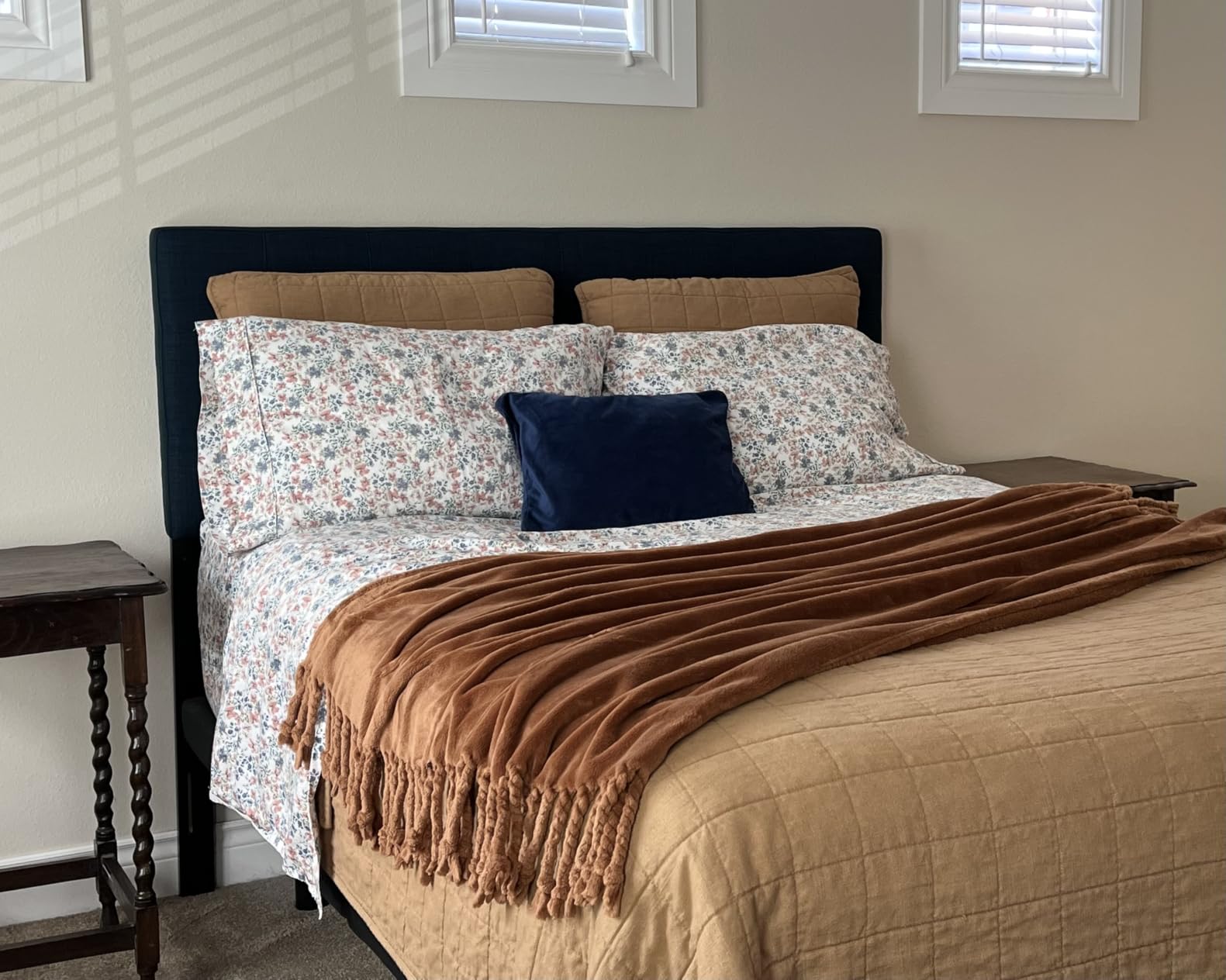 Modway Lily Tufted Linen Fabric Upholstered King Headboard in Gray customer photo 1