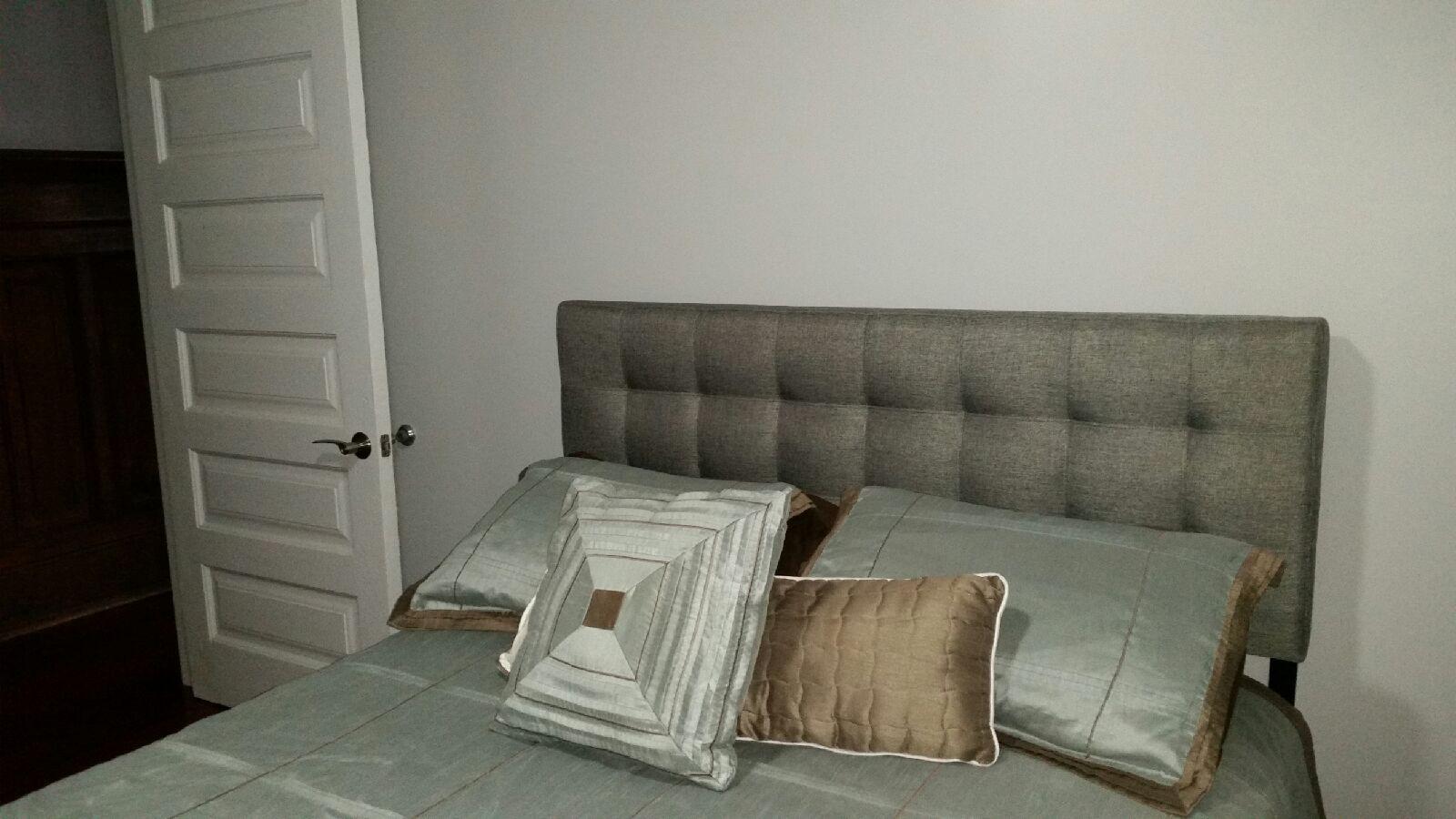 Modway Lily Tufted Linen Fabric Upholstered King Headboard in Gray customer photo 2
