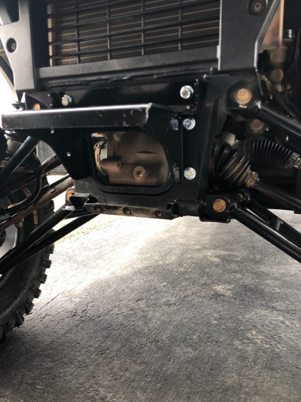 KFI Products Winch Mount - (101230) Compatible with 2015-2019 Kawasaki Mule Pro FXT customer photo 2