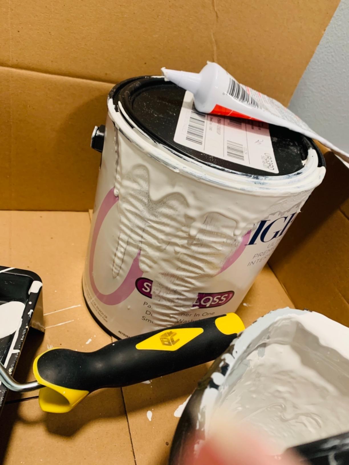 PRESTIGE Paints Interior Paint and Primer in One, 1 Gallon, Semi-Gloss, Sea Wall customer photo 2
