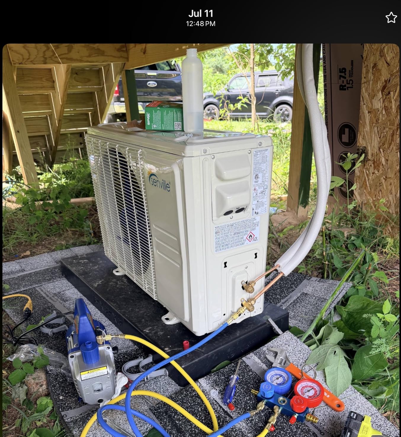 Senville LETO Mini Split Air Conditioner, Heat Pump, White, 9000 BTU | Ductless, Wall Mounted, Works with Alexa, Quiet Operation, 0.75 Ton, 110/120V, Energy Efficient Inverter customer photo 1