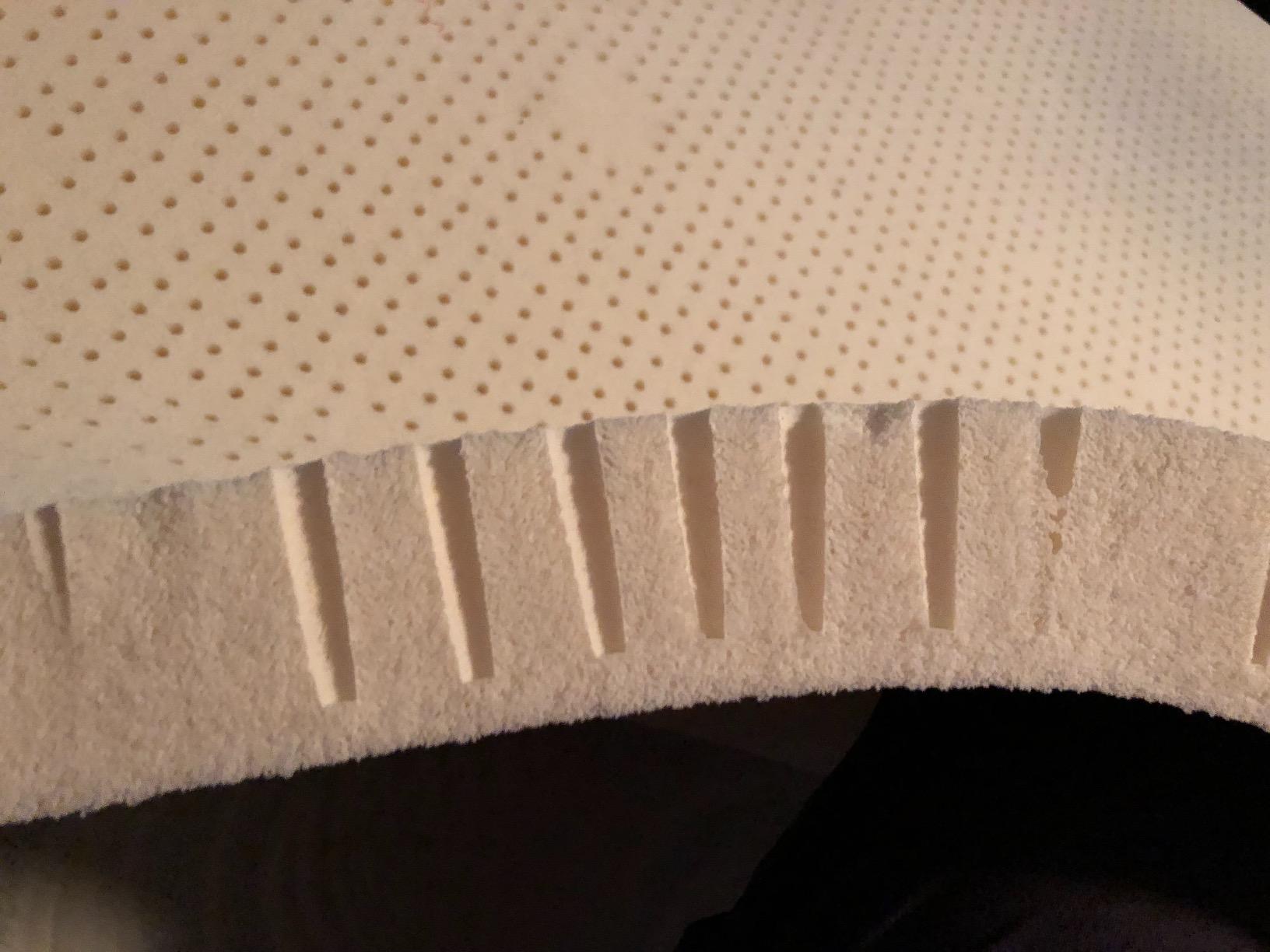 Pure Green Natural Latex Mattress Topper - Medium Firmness - 2 Inch - Queen Size (GOLS Certified Organic) customer photo 1