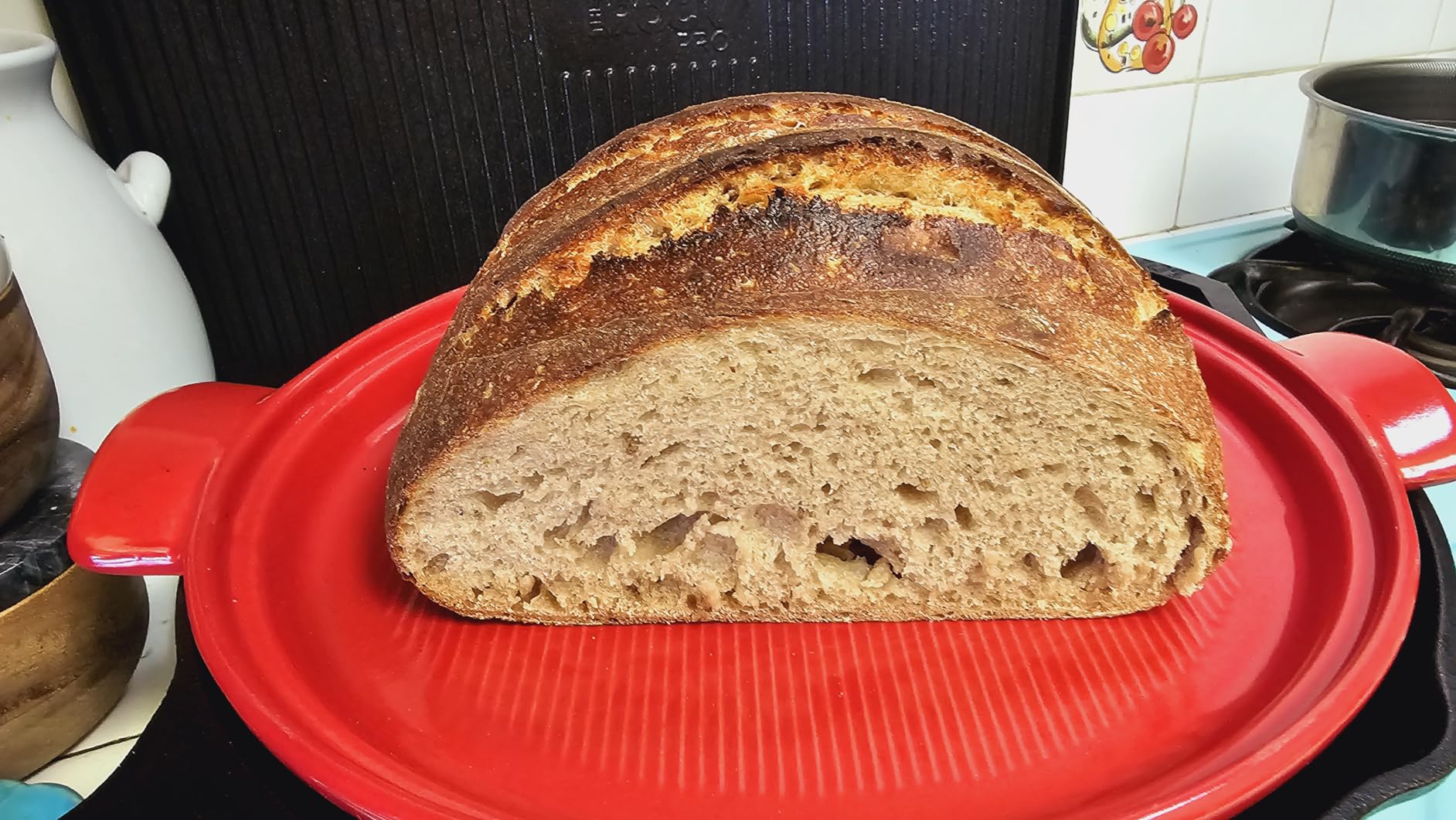 Emile Henry Bread Cloche | Charcoal customer photo 1
