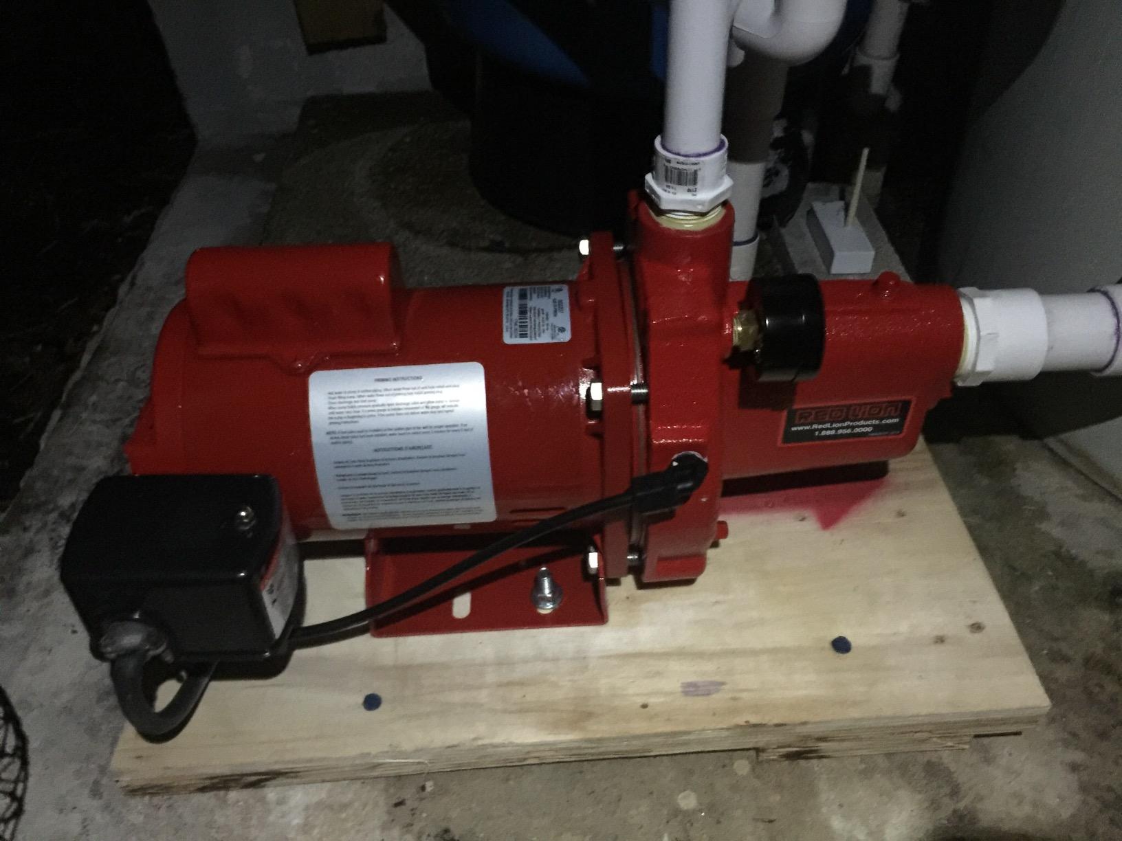 Red Lion RJS-75-PREM 115/230V, 3/4 HP, 16 GPM, Shallow Well Jet Pump, Cast iron, For wells down to 25' customer photo 1