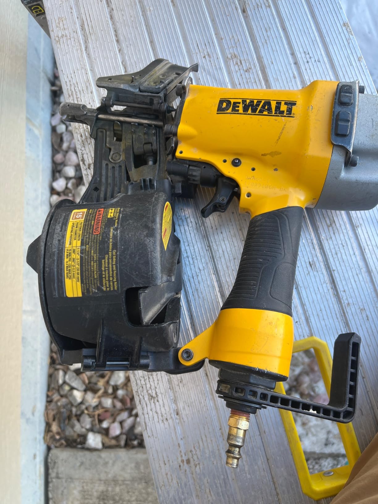 STANLEY BLACK & DECKER DW66C-1 Pneumatic Coil Siding Nailer customer photo 1