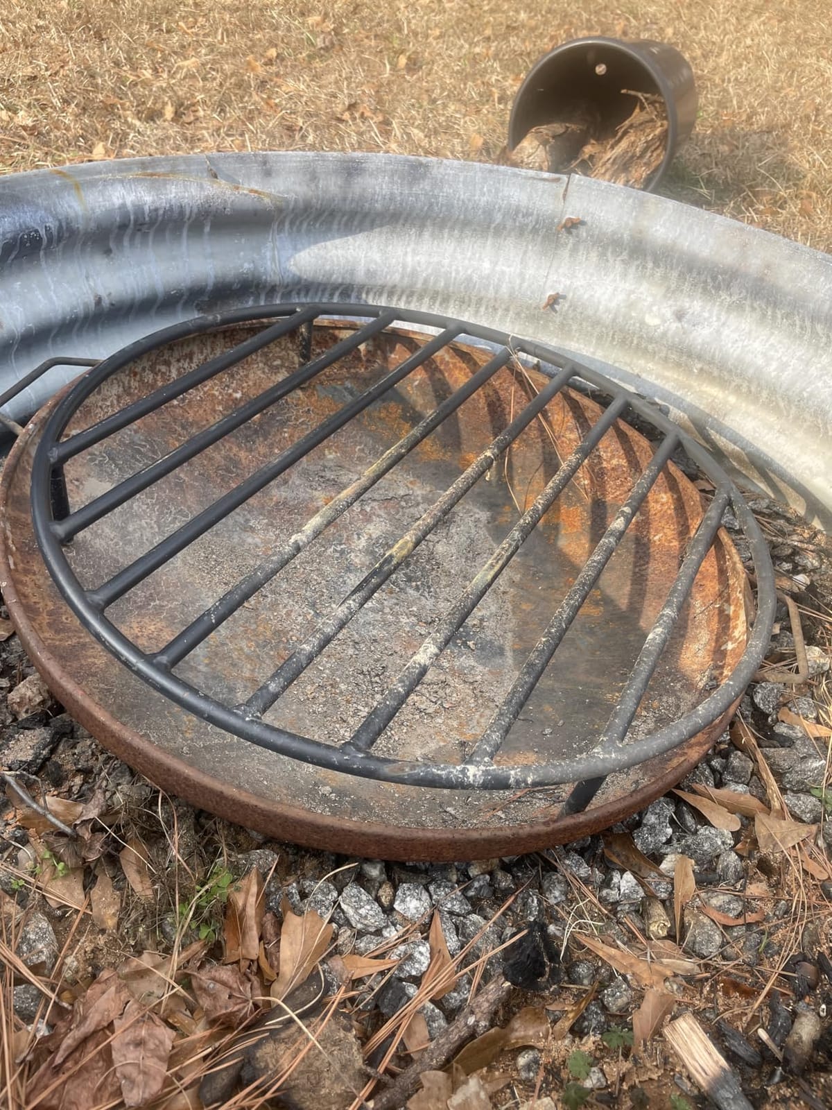onlyfire Heavy Duty Fire Pit Grate with High Temp Coating & Removable Legs | for Outdoor Fireplace, Camping, BBQ, 30-Inch customer photo 1