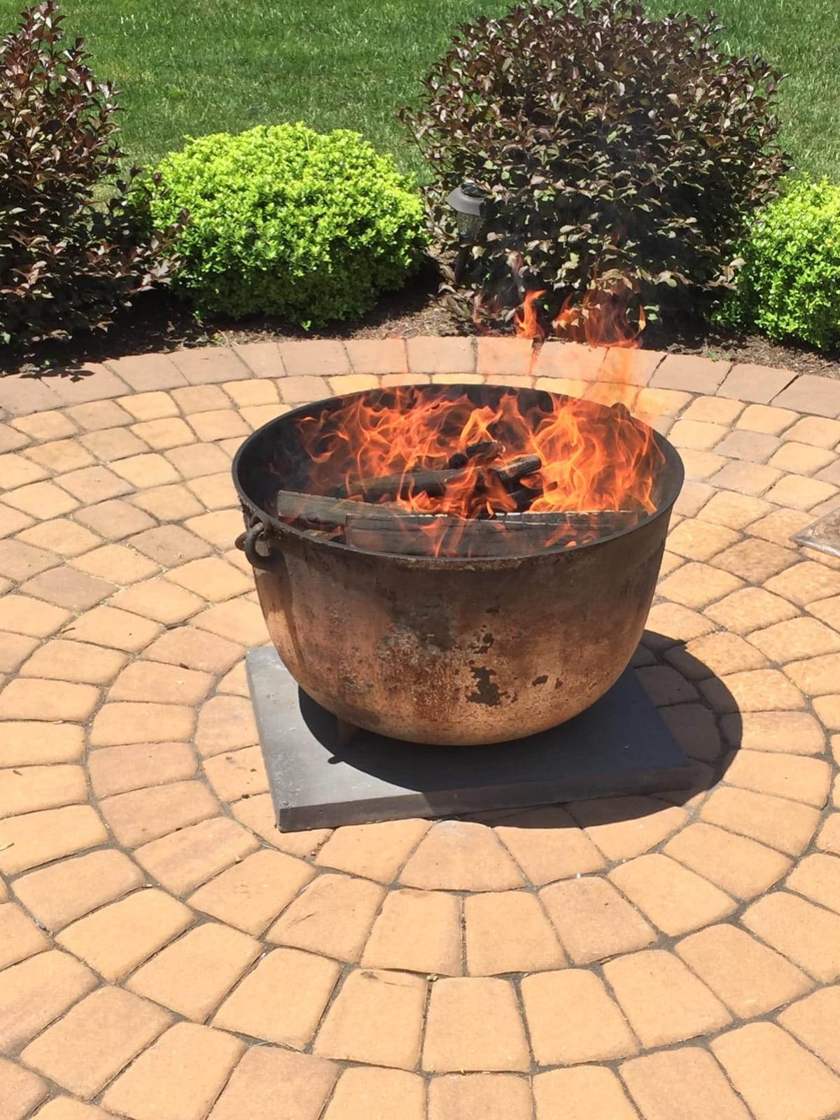 onlyfire Heavy Duty Fire Pit Grate with High Temp Coating & Removable Legs | for Outdoor Fireplace, Camping, BBQ, 30-Inch customer photo 2