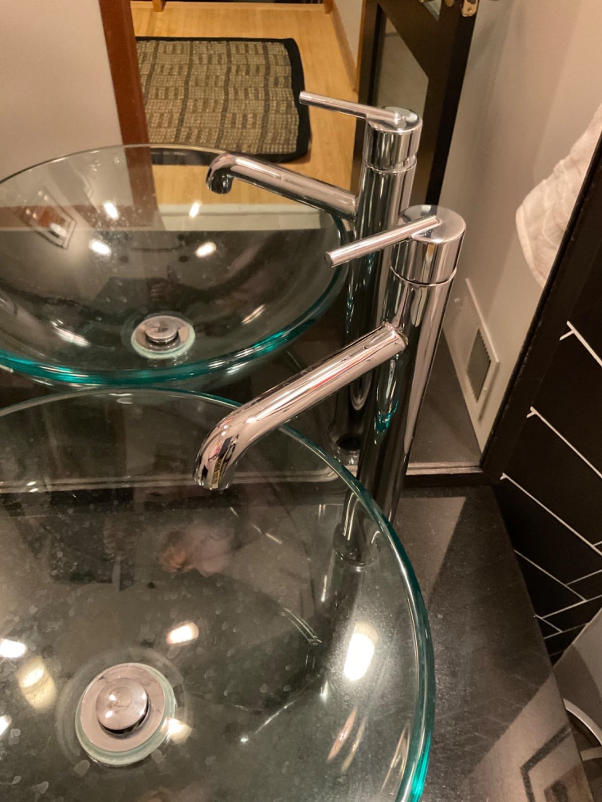 Delta Trinsic Vessel Sink Chrome Bathroom Faucet 1 Hole, Single Hole Bathroom Sink Faucet for Vanity, Chrome 759-DST customer photo 1