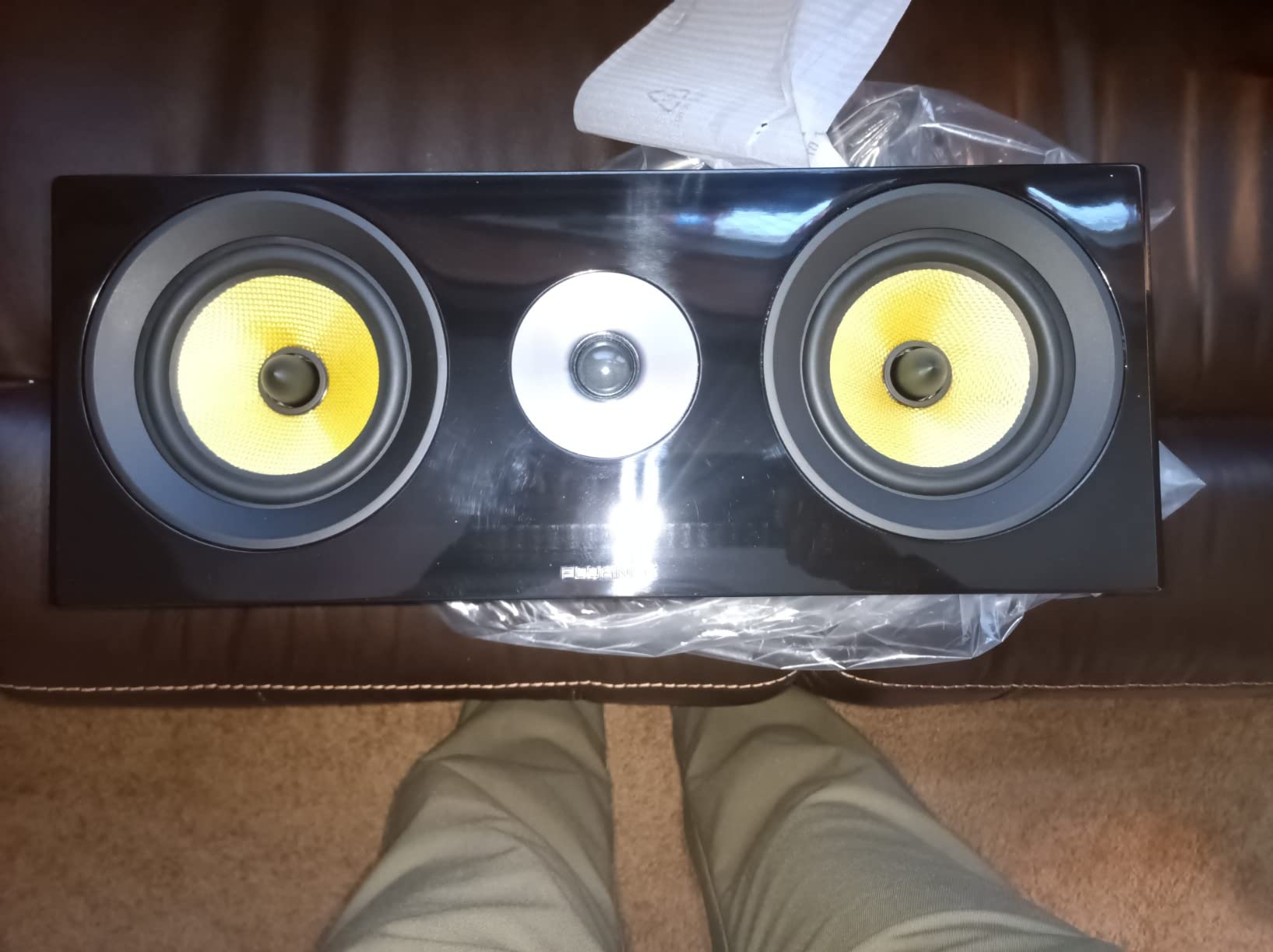 Fluance Signature HiFi 2-Way Center Channel Speaker for Enhanced Dialogue and Vocals in Home Theater Surround Sound Systems - Black Ash (HFC) customer photo 1