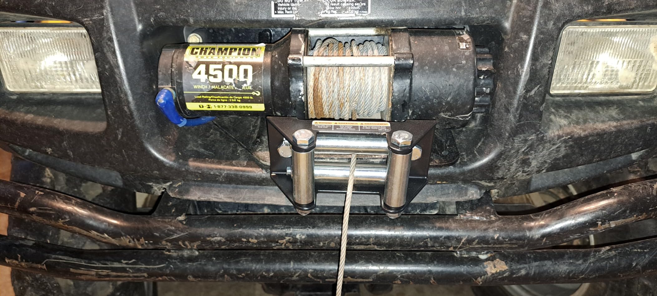 Champion Power Equipment 20009 Roller Fairlead for 3500 lb. or Less ATV/UTV Winches for Wire Cable customer photo 2