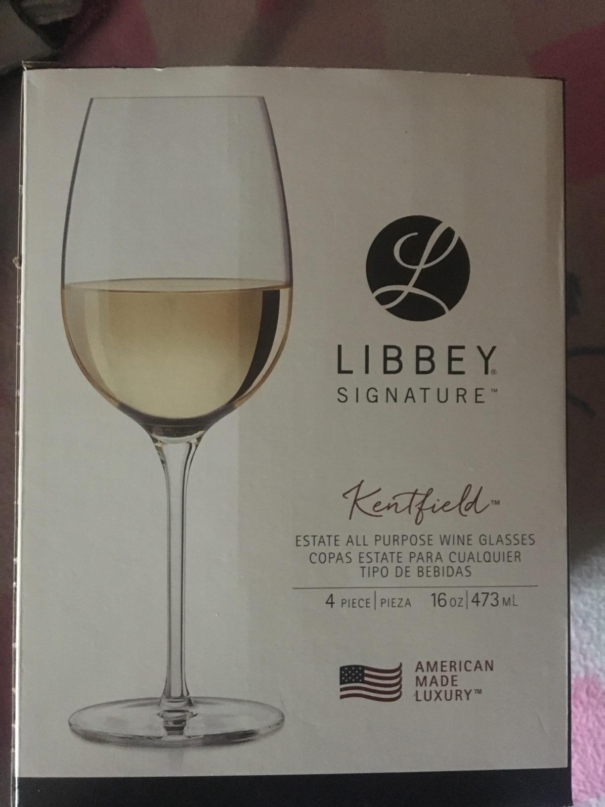 Libbey Signature Kentfield Estate All Purpose Wine Glasses Set of 4, Long Stem Wine Glasses for Red and White Wine, Perfect Glass Goblet Gift Set customer photo 1