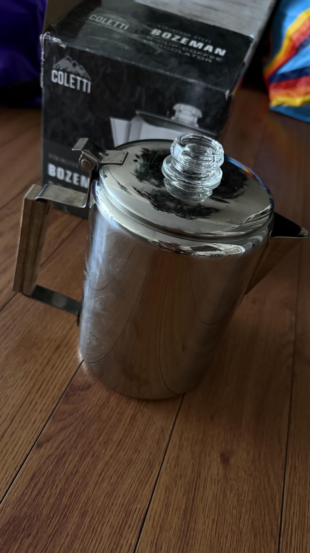 COLETTI Bozeman Percolator Coffee Pot - NO Aluminum or Plastic [9 cup] customer photo 2