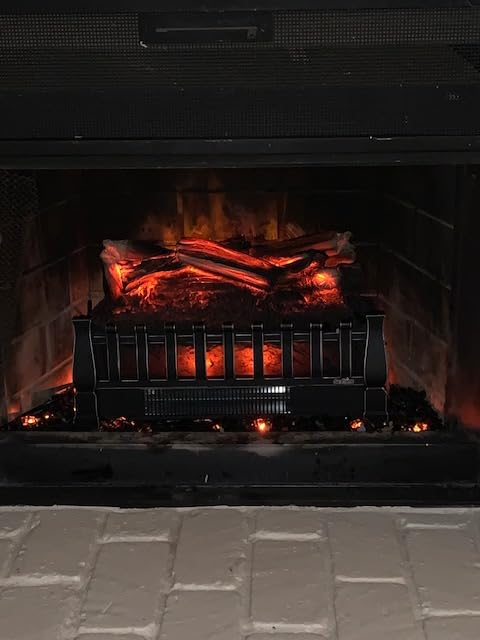 duraflame Electric Log Set, 1,000 Sq Ft Heater, Faux Logs Insert with Infrared Flames for Existing Fireplaces, Remote Control Included customer photo 2