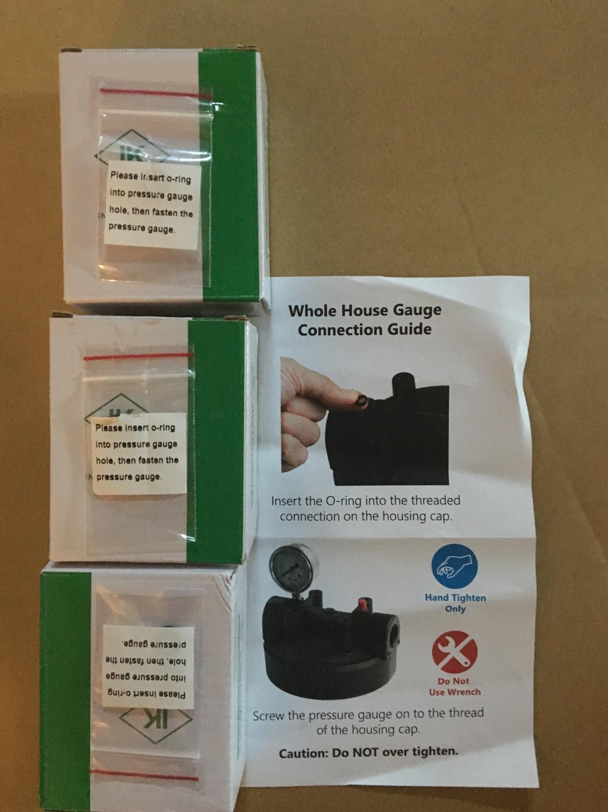 Express Water Whole House Water Filter System, Heavy Metal, 3-Stage | NSF Certified Filters, KDF Media Reduces Heavy Metals via Redox, Stainless Steel Bracket with Pressure Release & Gauges customer photo 2