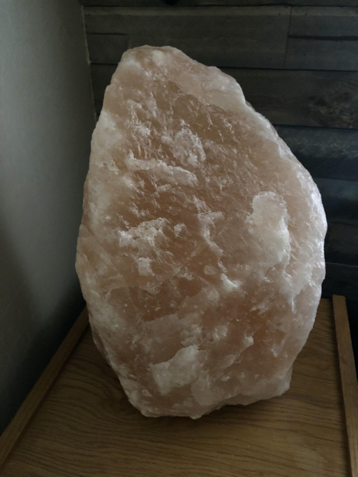Giant Natural Himalayan Crystal Rock Salt Lamp 60~70 lbs customer photo 1