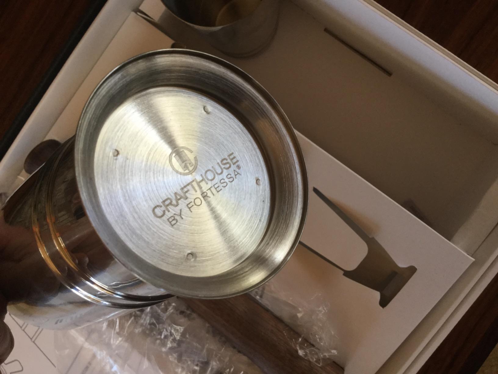 Crafthouse by Fortessa Professional Barware/Bar Tools by Charles Joly, Boston Shaker Tools, 4 Piece Gift Set, Silver customer photo 1