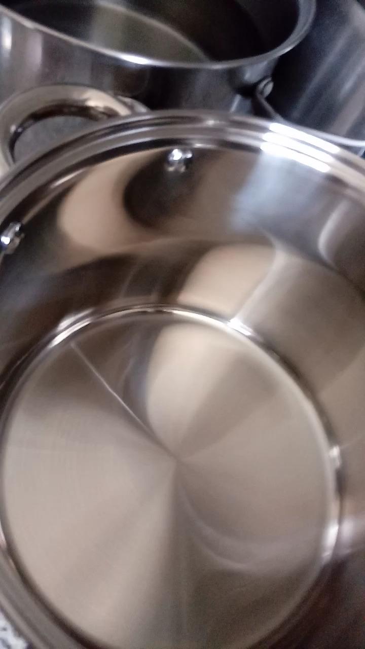 Cook N Home Basics 16 Quart Stainless Steel Stock Pot with Lid, Cooking Pot for Pasta, Soup, Sturdy Handle, Large Stockpot with Even Heating, Oven & Dishwasher Safe, Cookware for Canning, Boiling customer photo 2