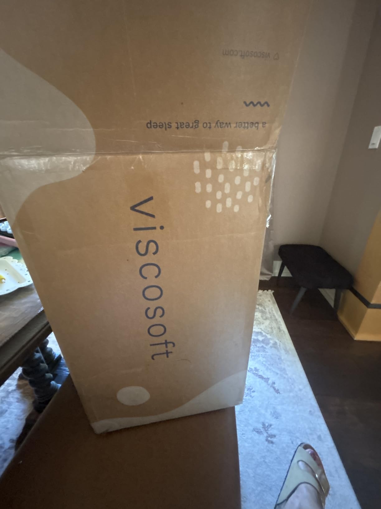 Viscosoft 3 Inch Memory Foam Mattress Topper Twin XL - College Dorm Upgrade customer photo 1
