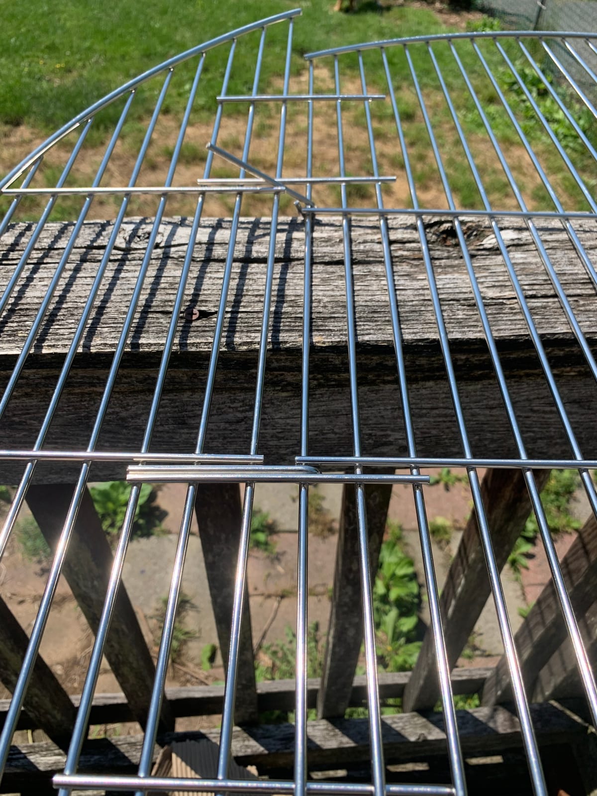 onlyfire Foldable Round Stainless-Steel Fire Pit Cooking Grate - 36 Inch | BBQ Solid Rods for Outdoor Camping, Backyard Gatherings customer photo 2