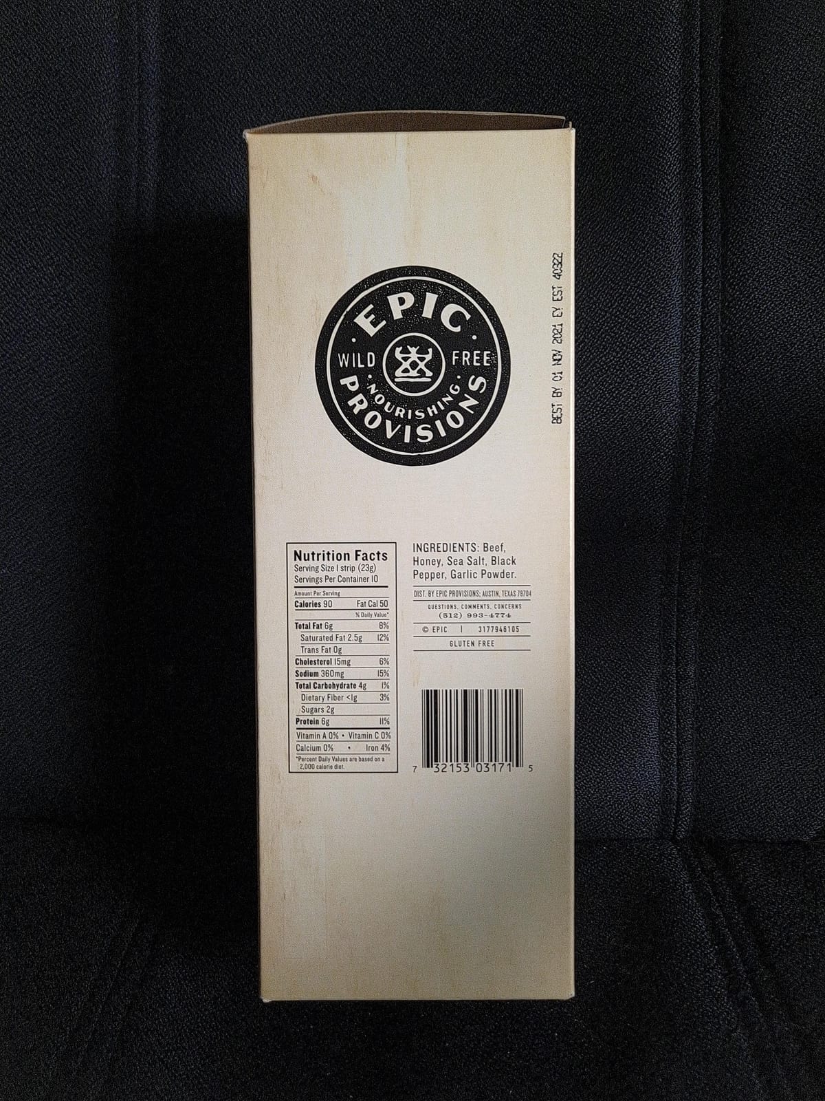 EPIC Provisions Wagyu Beef Steak Strips, Gluten-Free, 20 ct, 16 oz | 100% Grass-Fed Wagyu, No Antibiotics Or Hormones, Paleo Friendly, 6g Protein & 3g Carbs per Serving customer photo 1