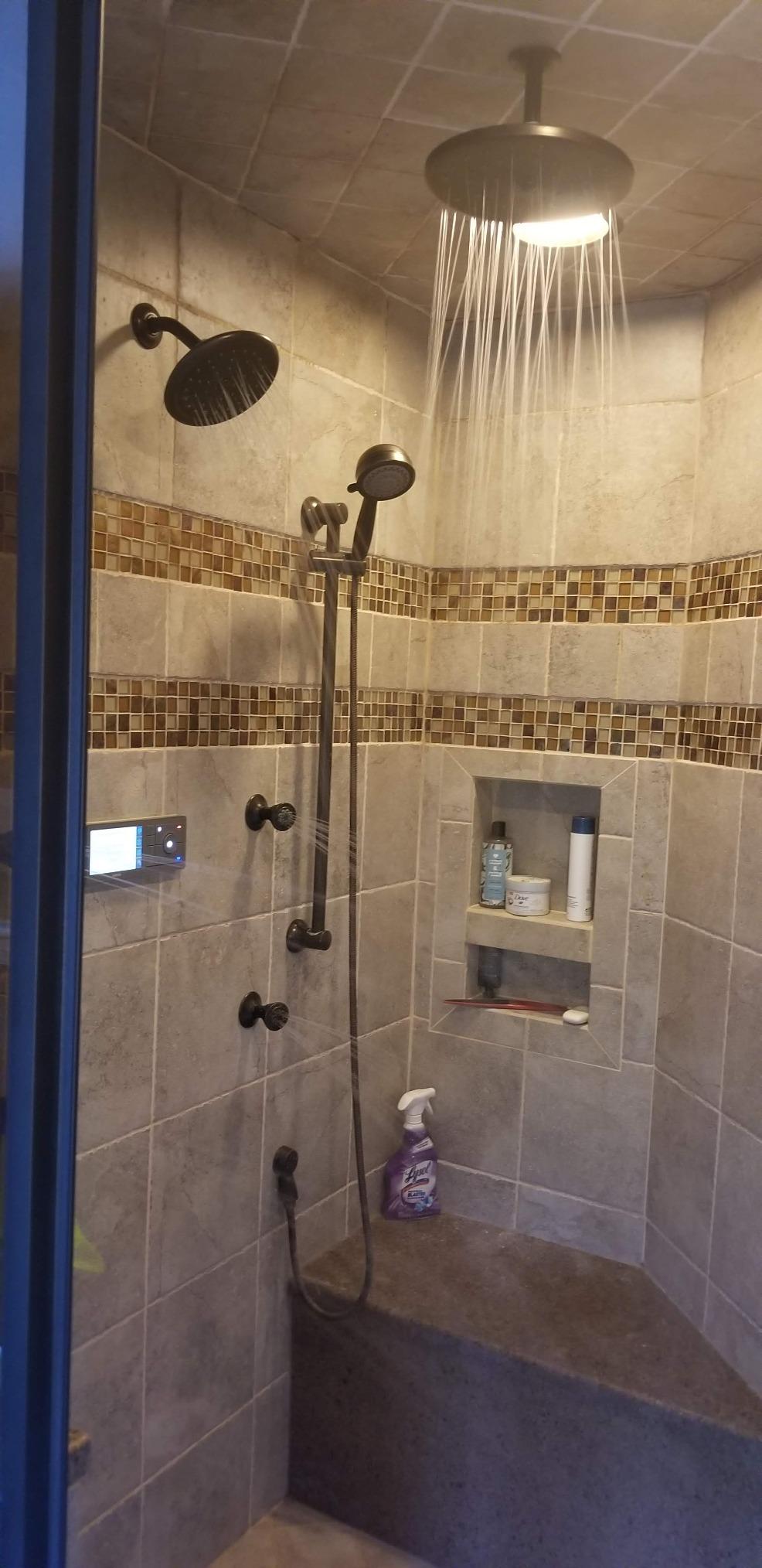Moen Terra Beige Smart Shower 4-Outlet Digital Shower System Controller for Thermostatic Shower Valve, TS3304TB customer photo 1