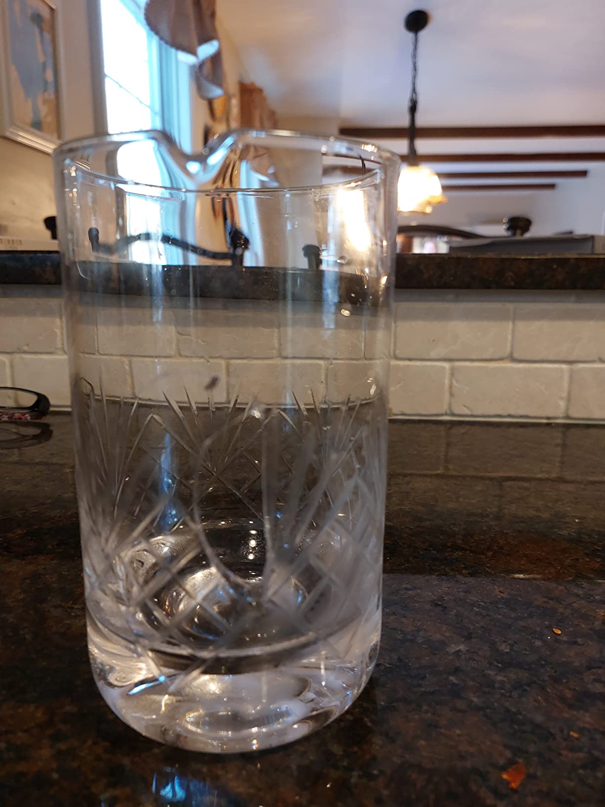 MOFADO Crystal Cocktail Mixing Glass - Premium 24oz 710ml - Solid & Thick Bottom Cocktail Shaker Professional Quality Bartender Tool for Stirring Cocktail & Drinks - Gift Ideas for Christmas Birthday customer photo 1