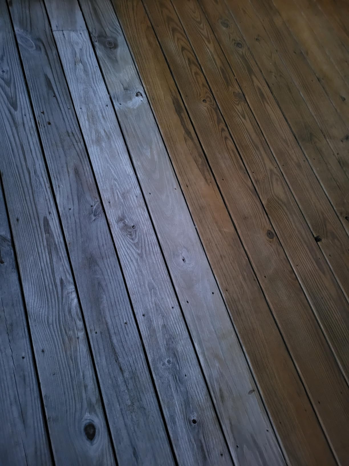 SaverSystems #1 Deck Premium Semi-Transparent Outdoor Wood Stain and Sealer in One - Water Based Wood Stain for Decks, Fences, & Siding - 1 Gallon (Dark Walnut) customer photo 1
