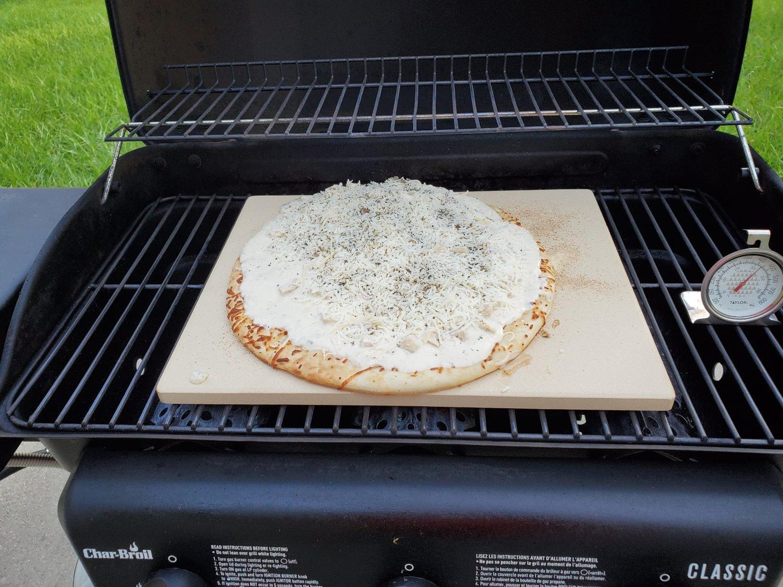 Unicook 15 x 12 Inch Rectangular Pizza Stone for Oven and Grill, 6.8 Lbs | Heavy Duty, Even Heating & Consistent Heat Retention, Creates Crispy Crust for Pizzas, Bread, Cookies, Includes Dough Scraper customer photo 2